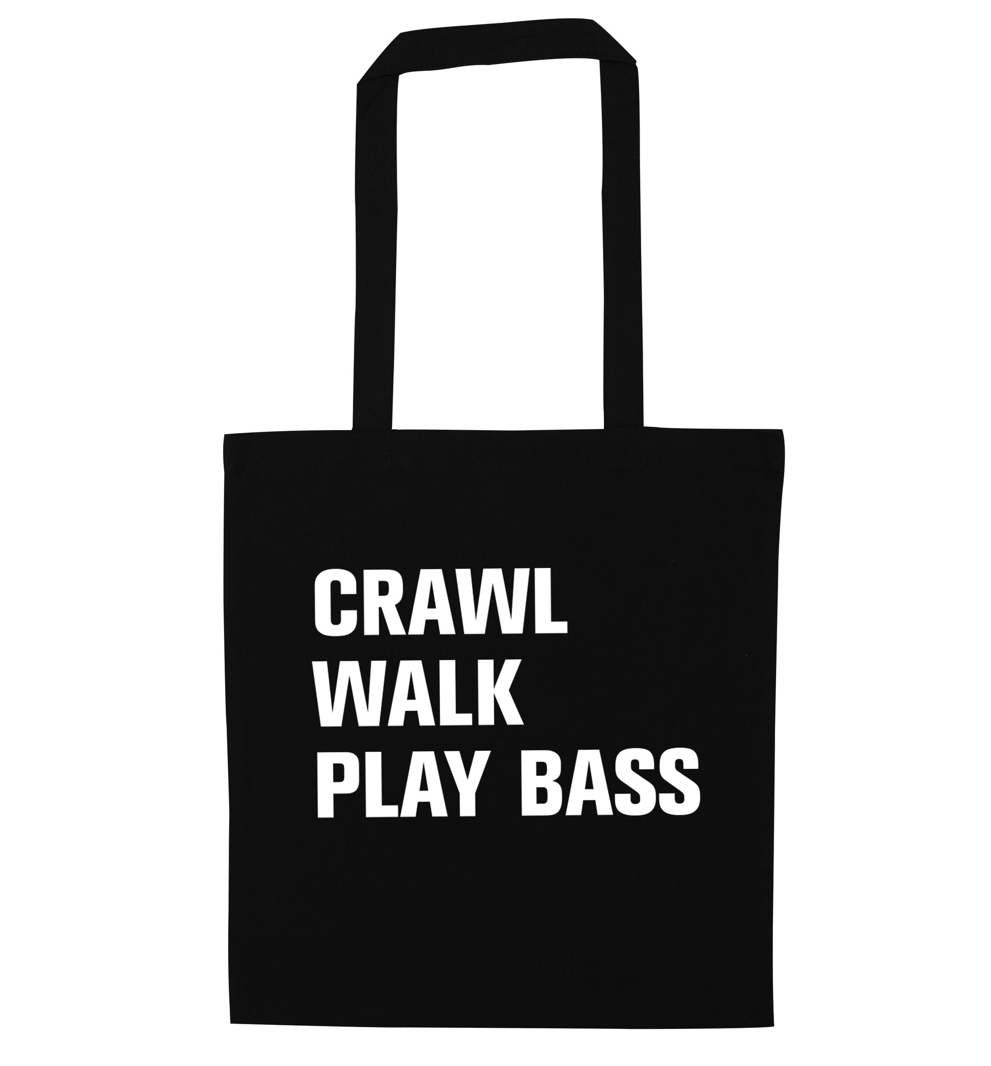 Crawl Walk Play Bass black tote bag