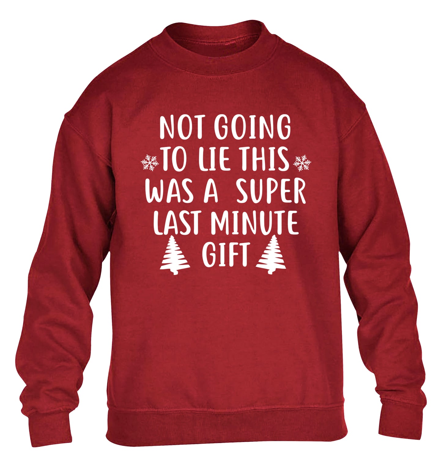 Not going to lie this was a super last minute gift children's grey sweater 12-13 Years