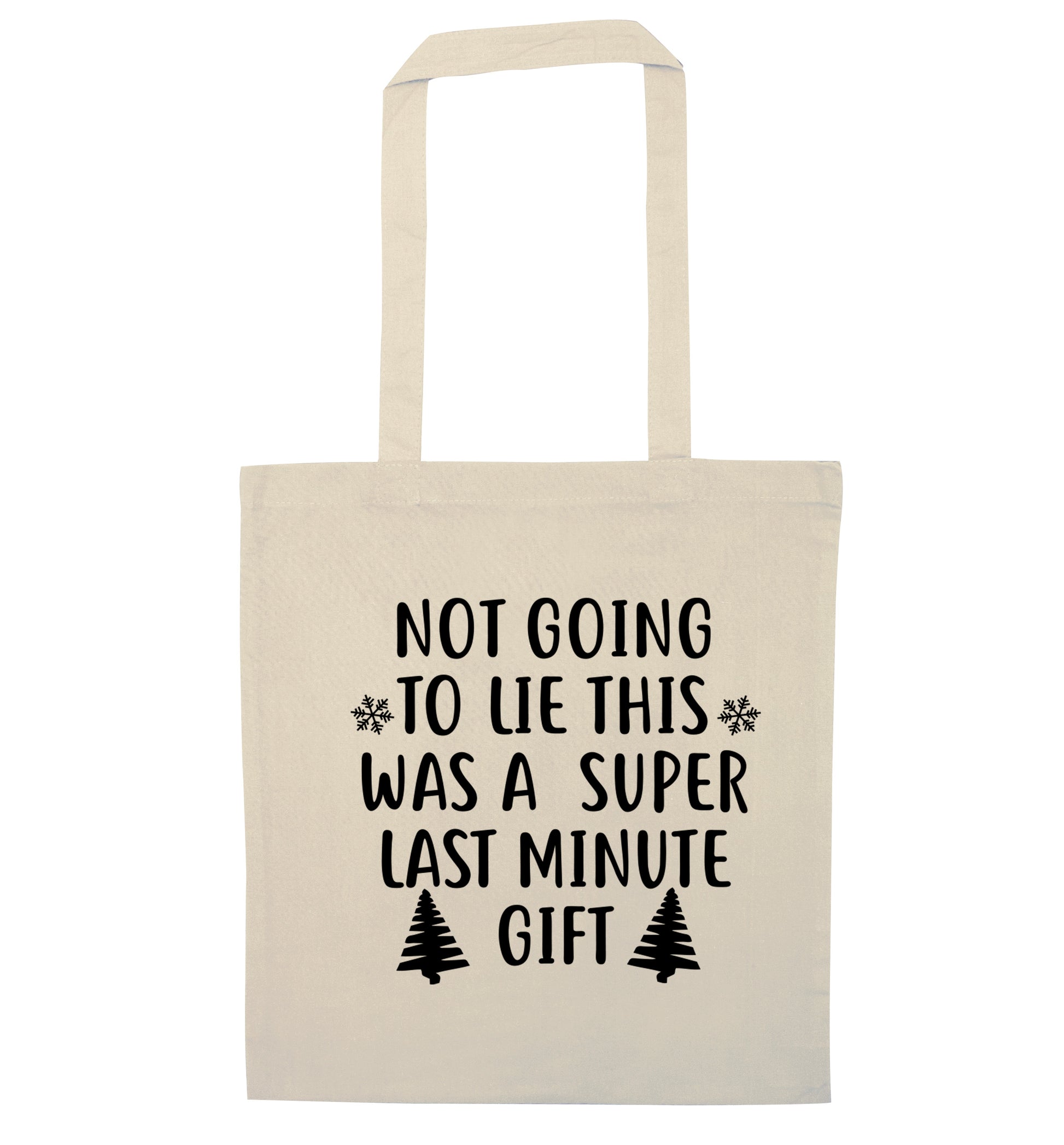 Not going to lie this was a super last minute gift natural tote bag