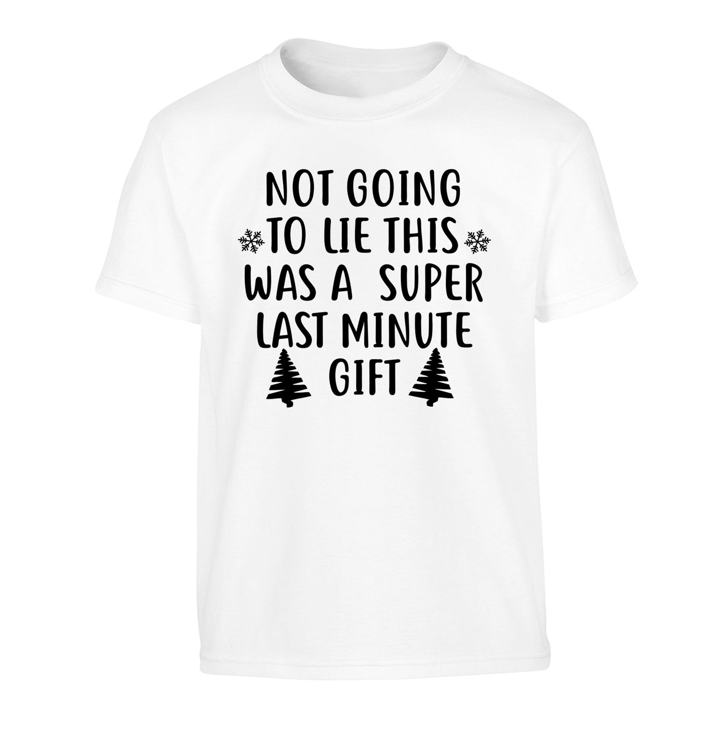 Not going to lie this was a super last minute gift Children's white Tshirt 12-13 Years