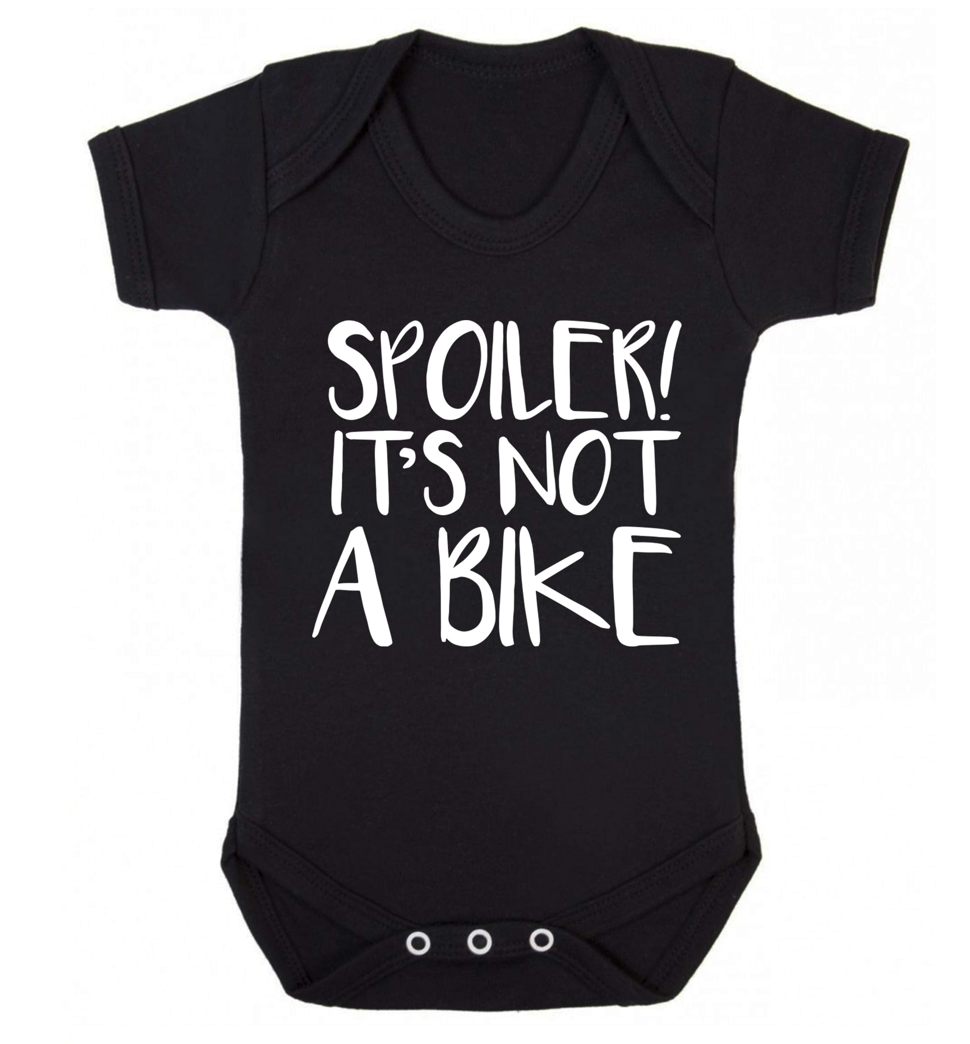 Spoiler it's not a bike Baby Vest black 18-24 months