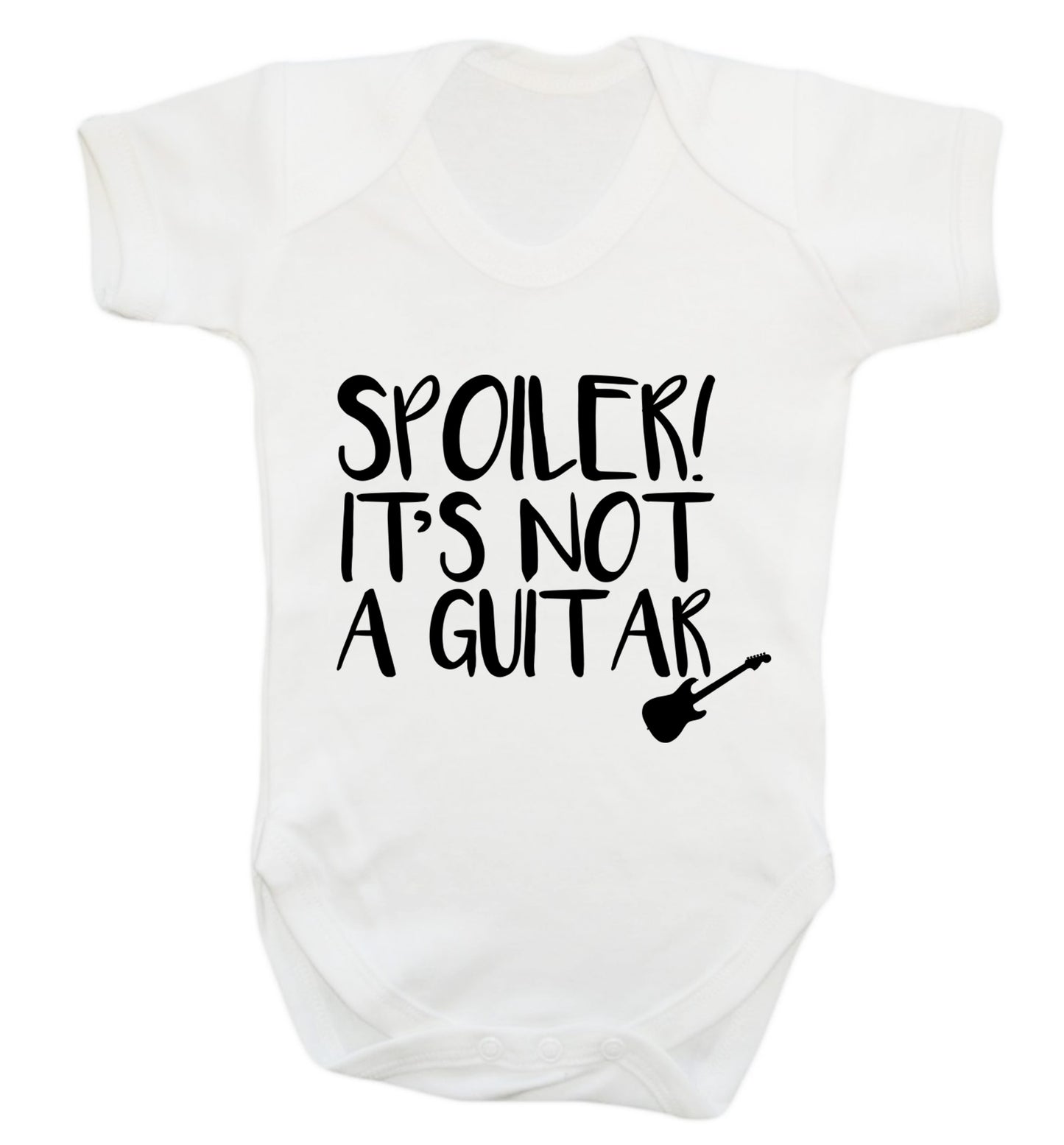 Spoiler it's not a guitar Baby Vest white 18-24 months