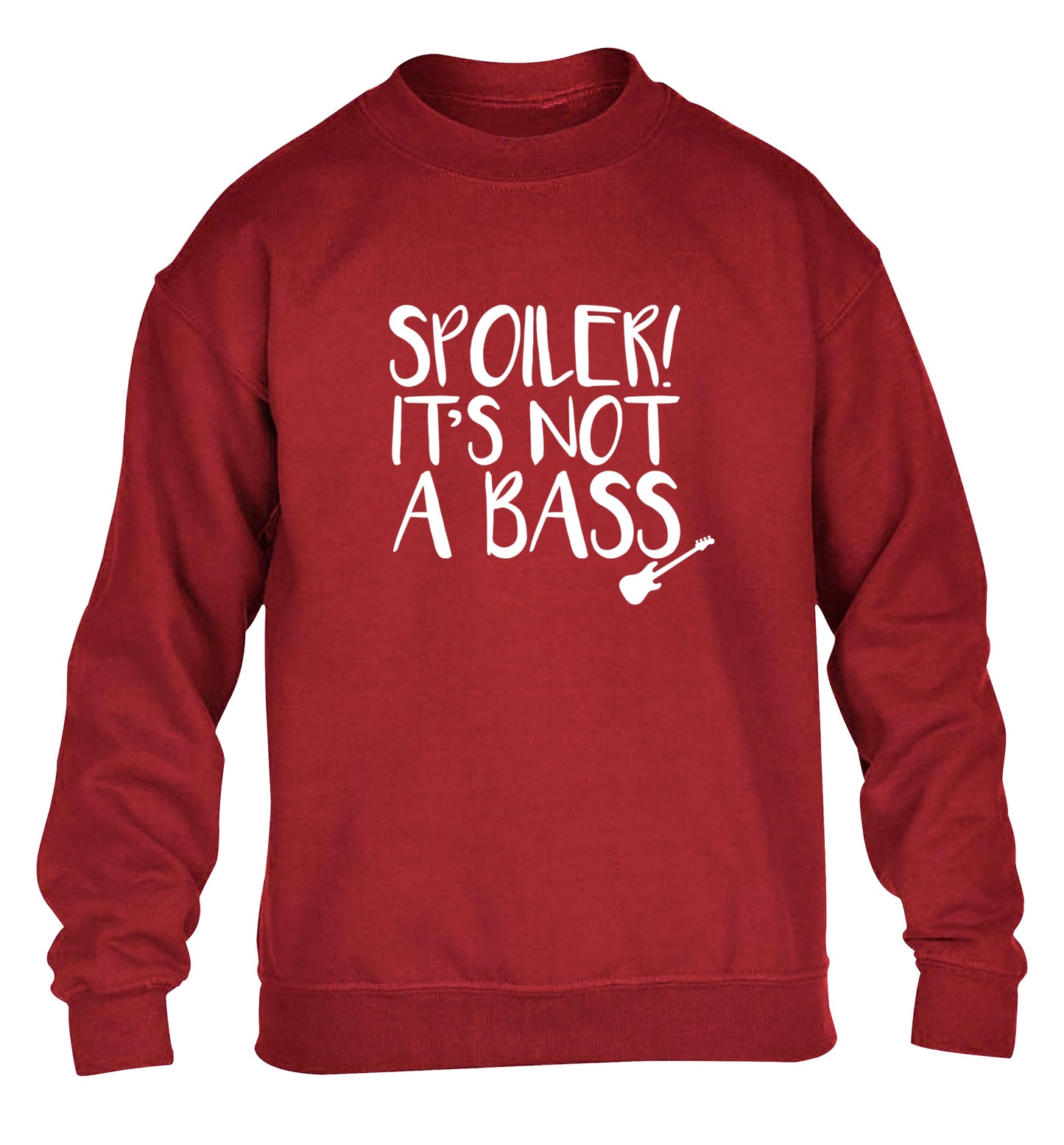 Spoiler it's not a bass children's grey sweater 12-13 Years