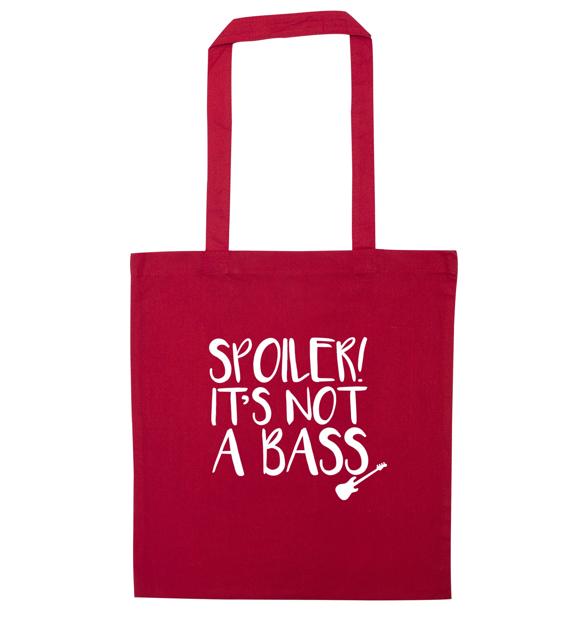 Spoiler it's not a bass red tote bag
