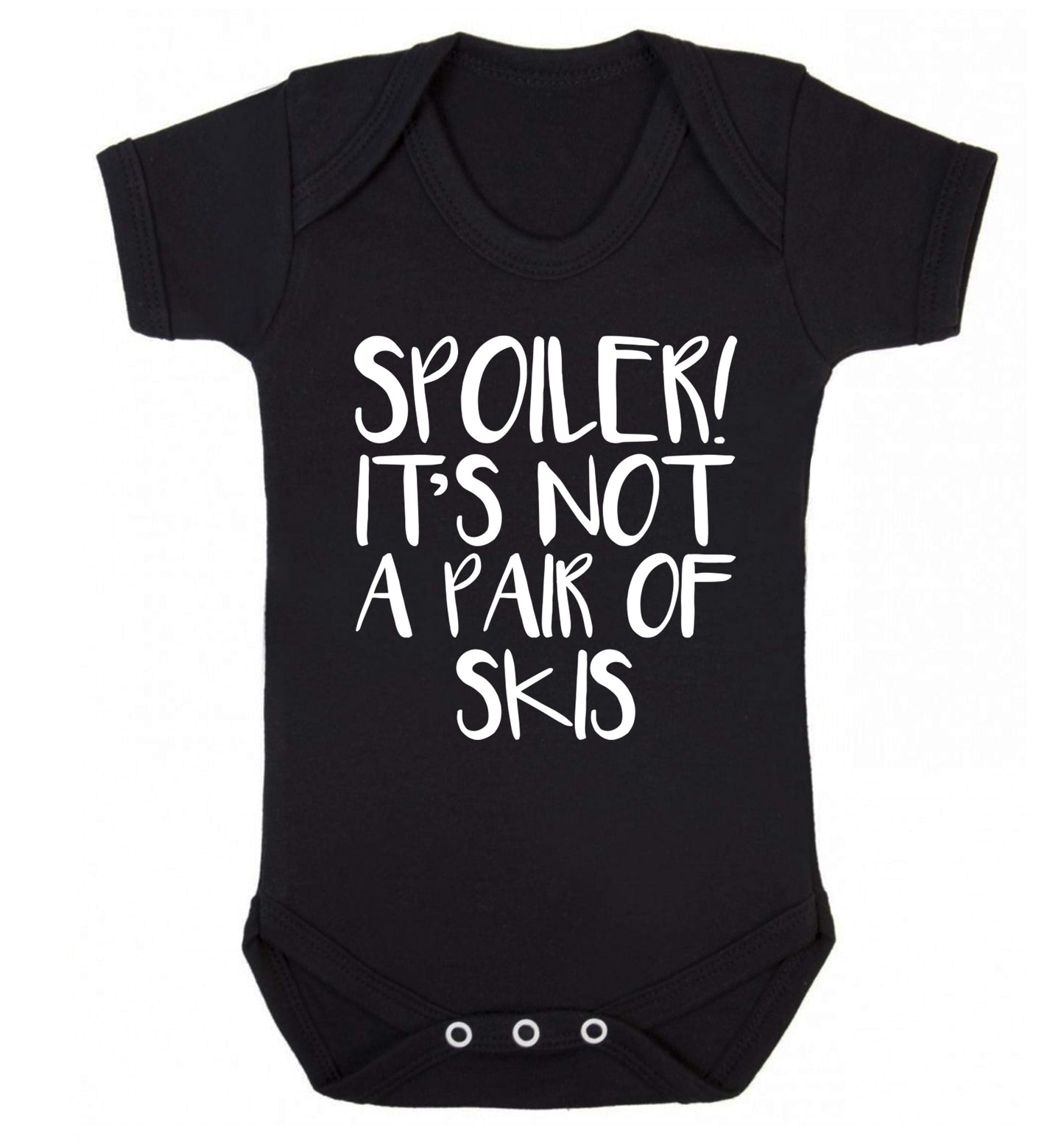 Spoiler it's not a pair of skis Baby Vest black 18-24 months
