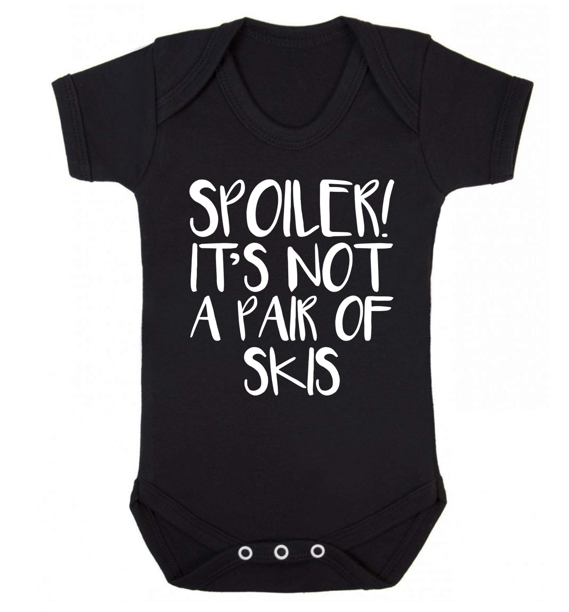 Spoiler it's not a pair of skis Baby Vest black 18-24 months