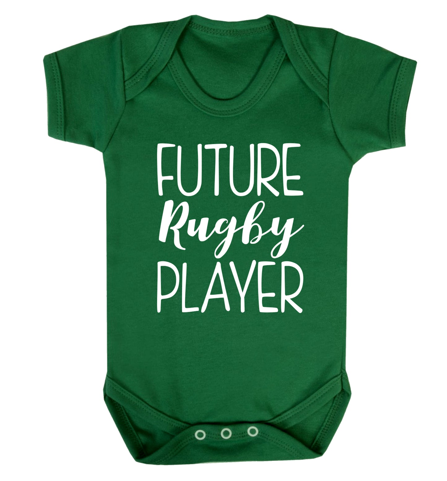 Future rugby player Baby Vest green 18-24 months