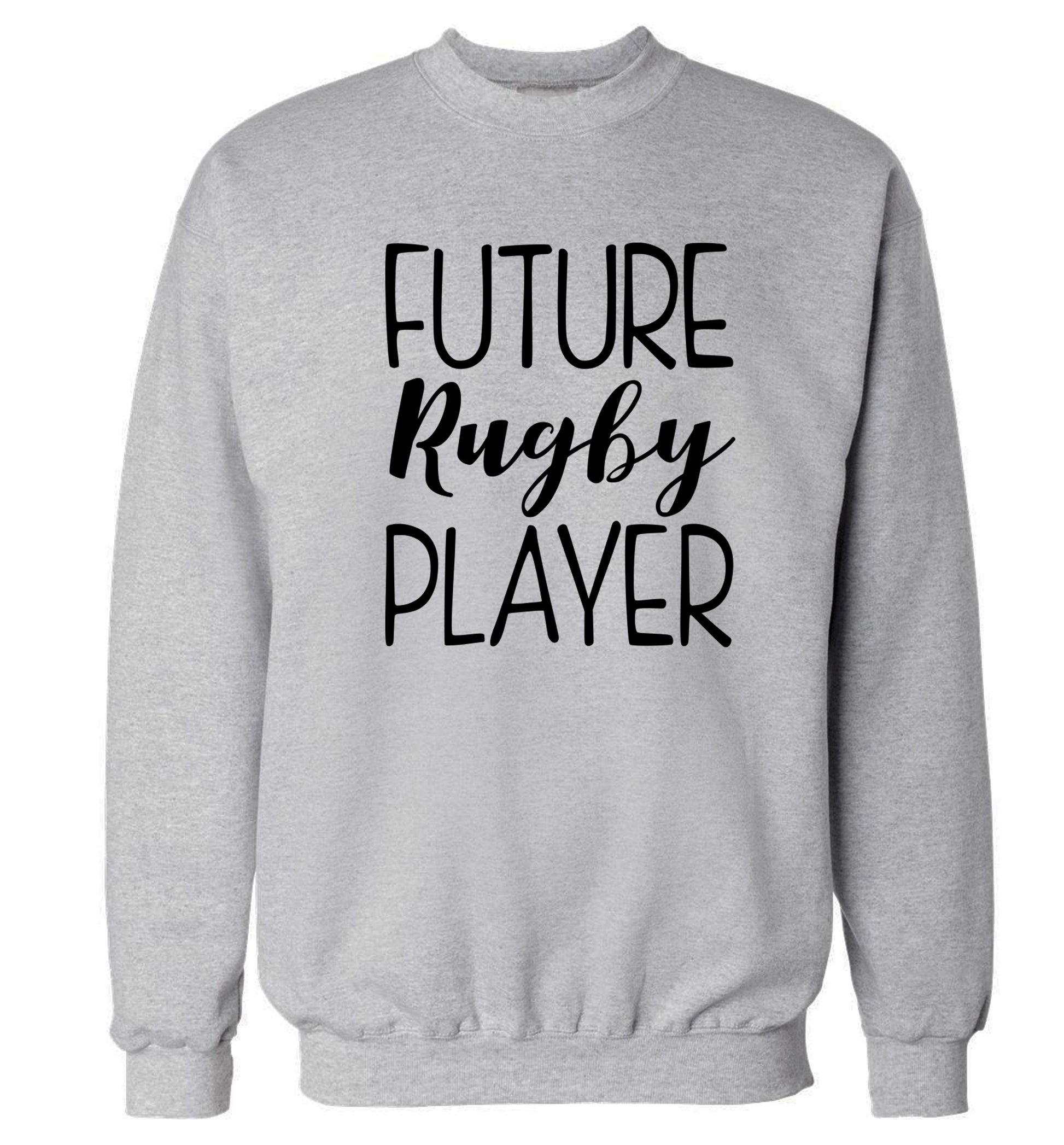 Future rugby player Adult's unisex grey Sweater 2XL