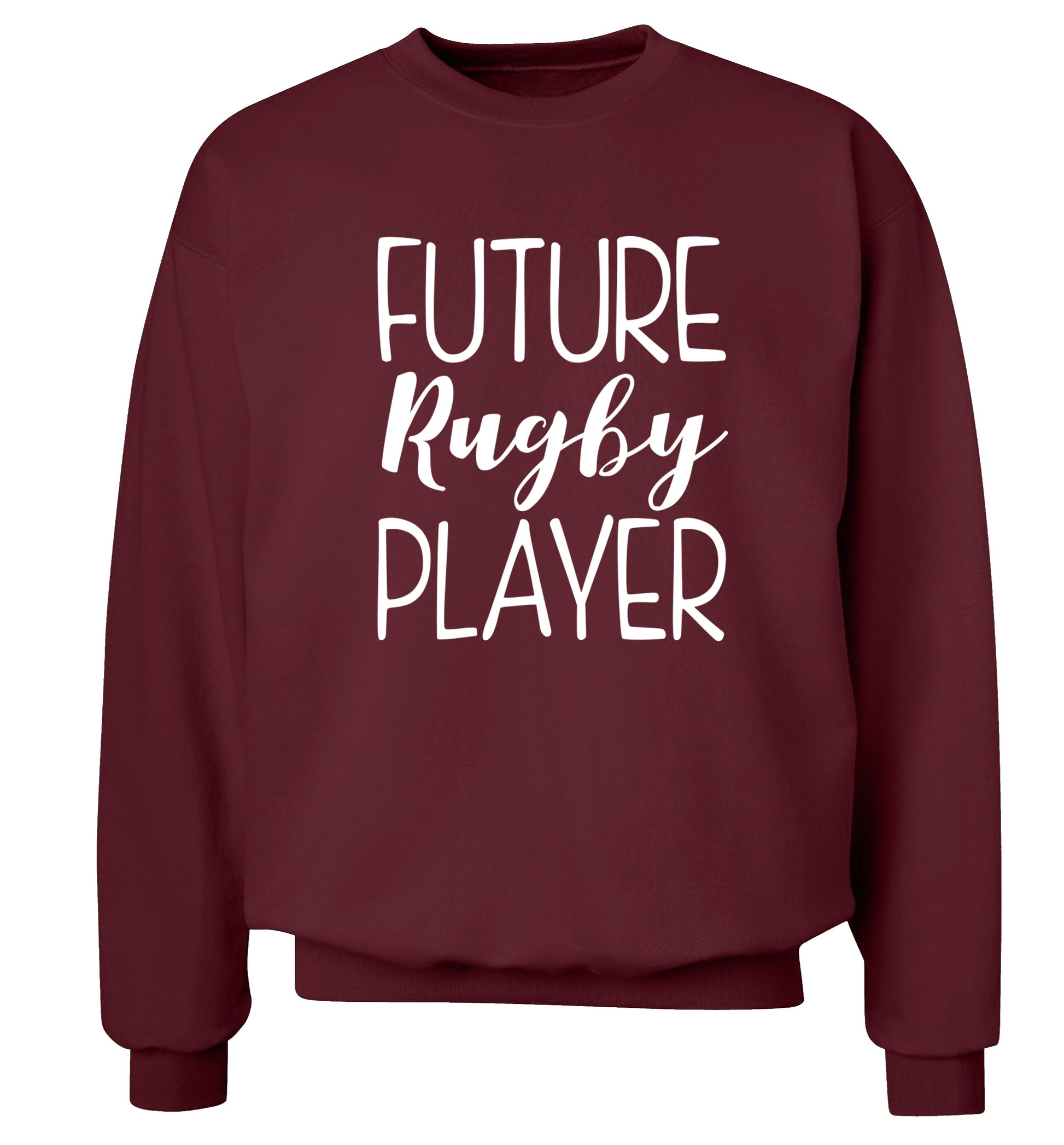 Future rugby player Adult's unisex maroon Sweater 2XL