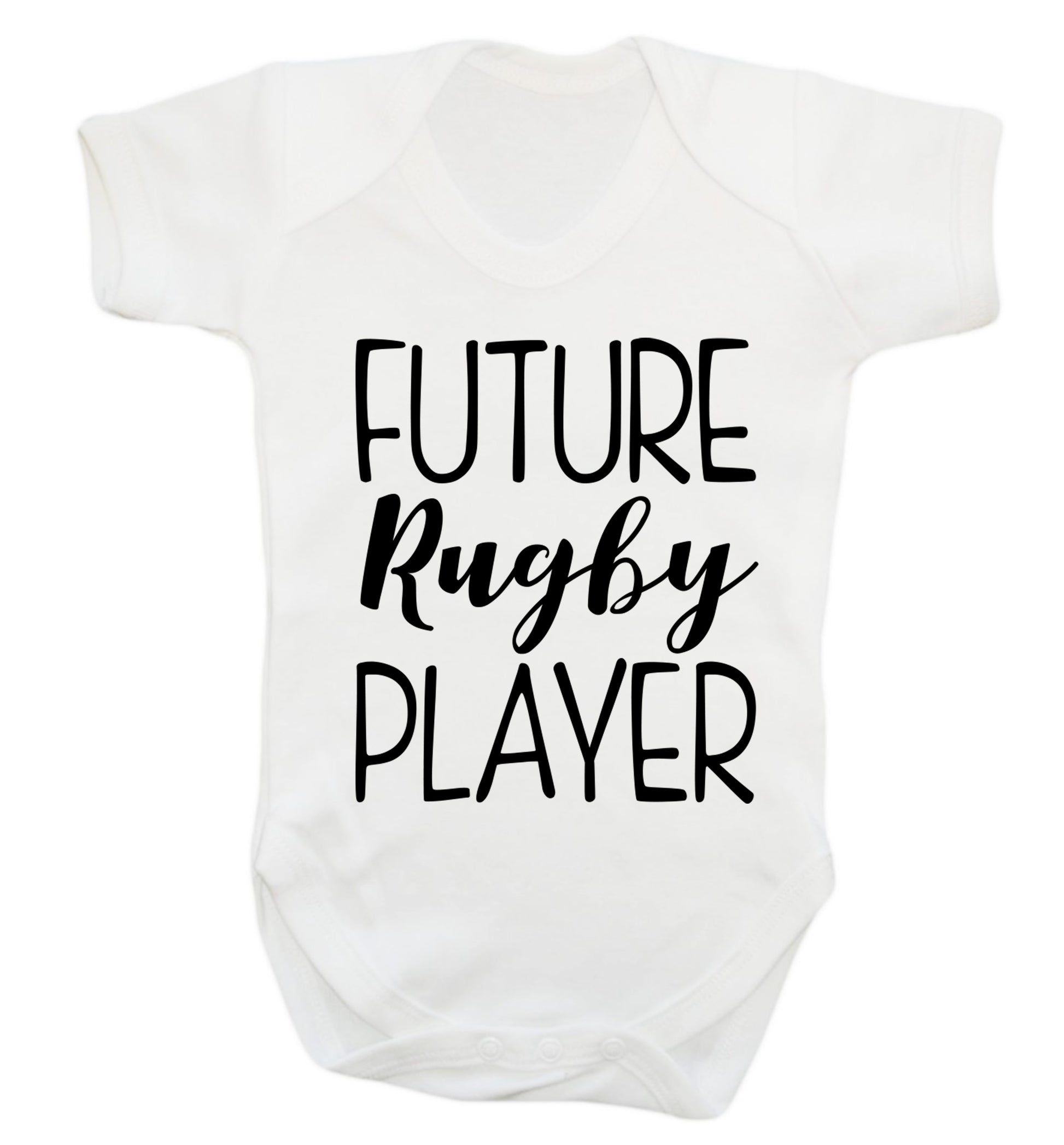 Future rugby player Baby Vest white 18-24 months