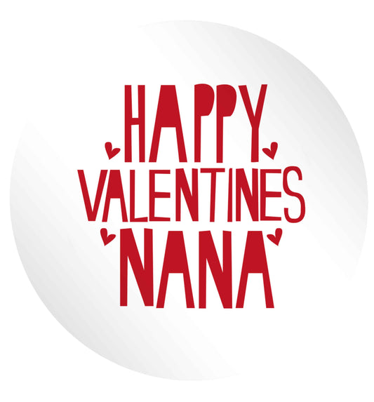 Happy valentines nana 24 @ 45mm matt circle stickers