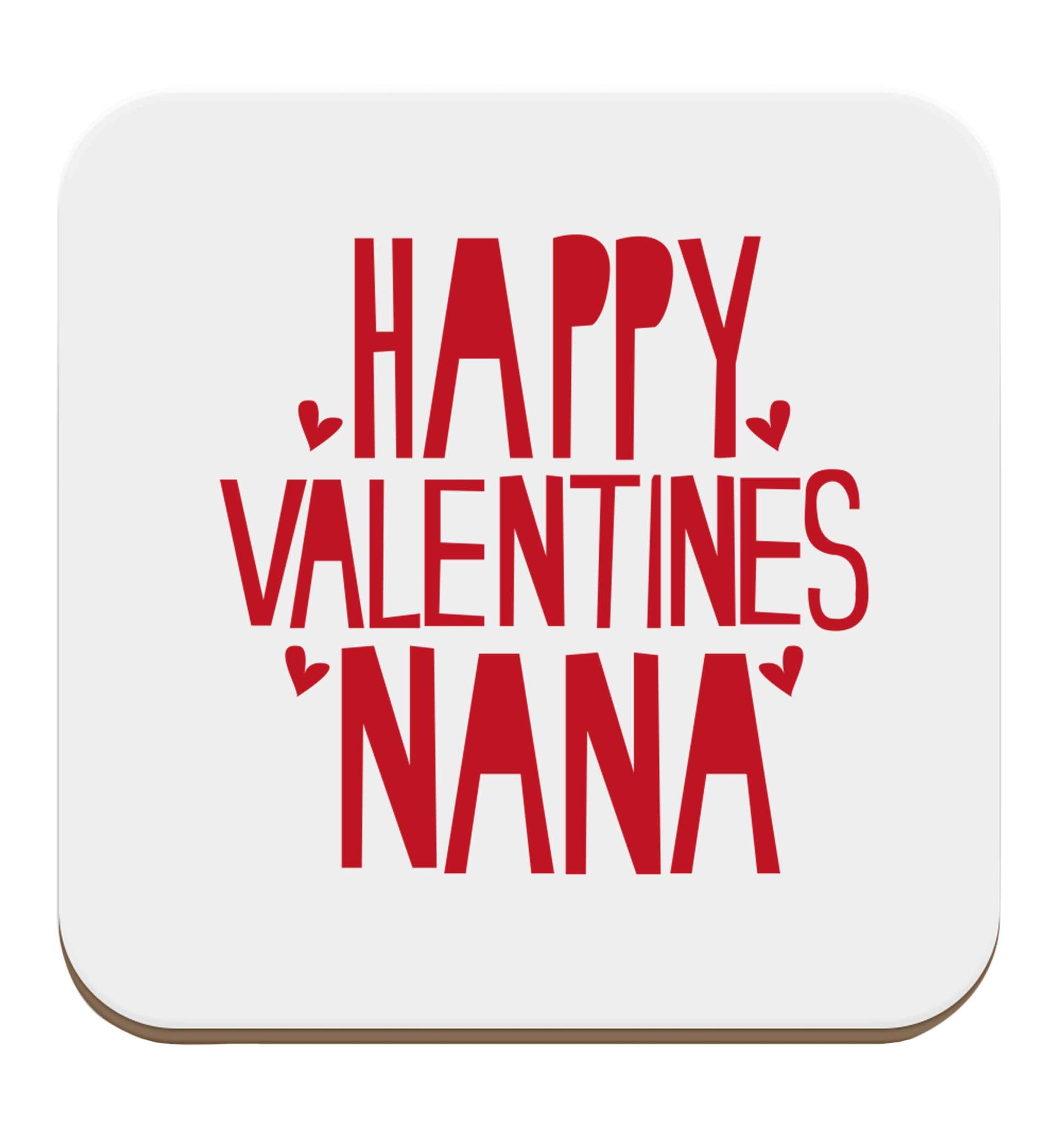 Happy valentines nana set of four coasters