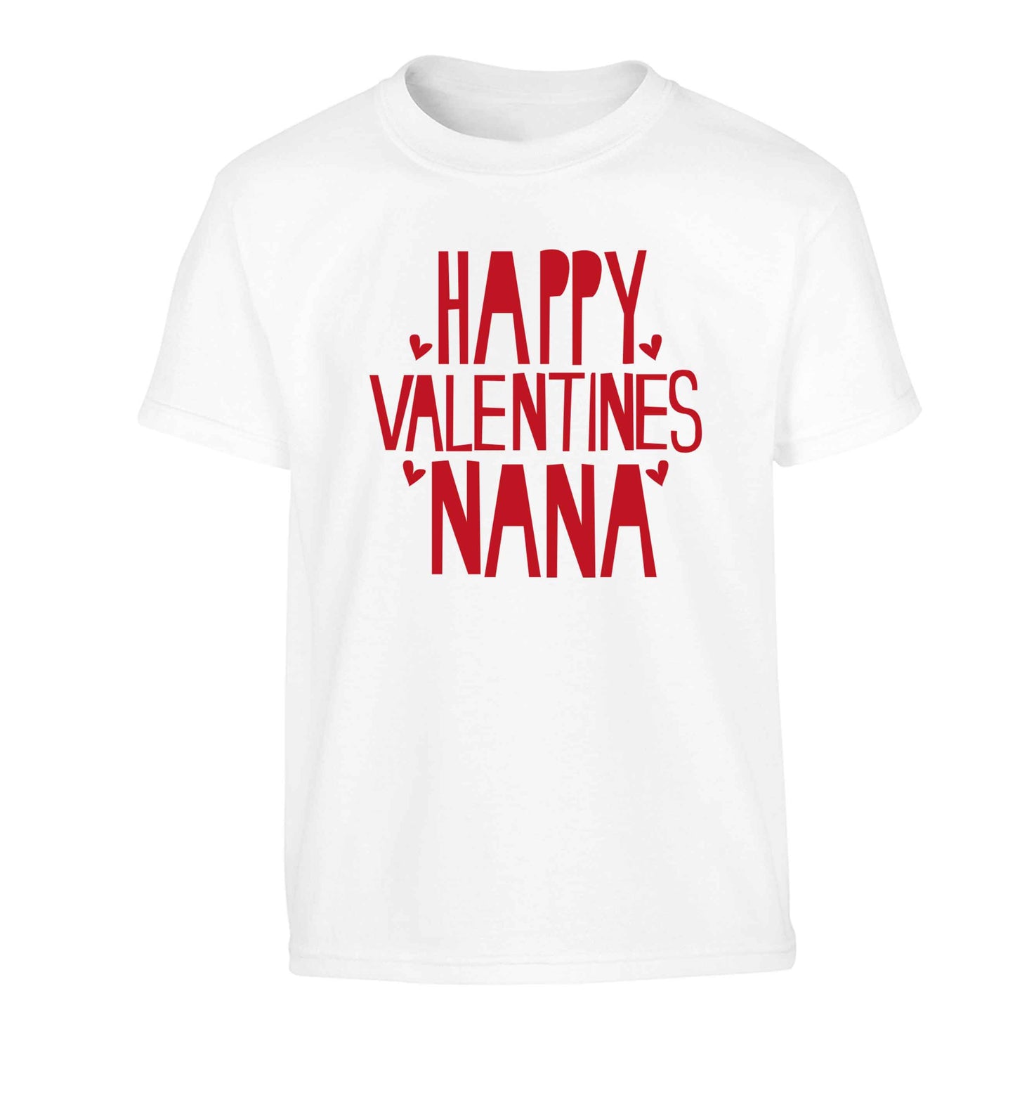 Happy valentines nana Children's white Tshirt 12-13 Years