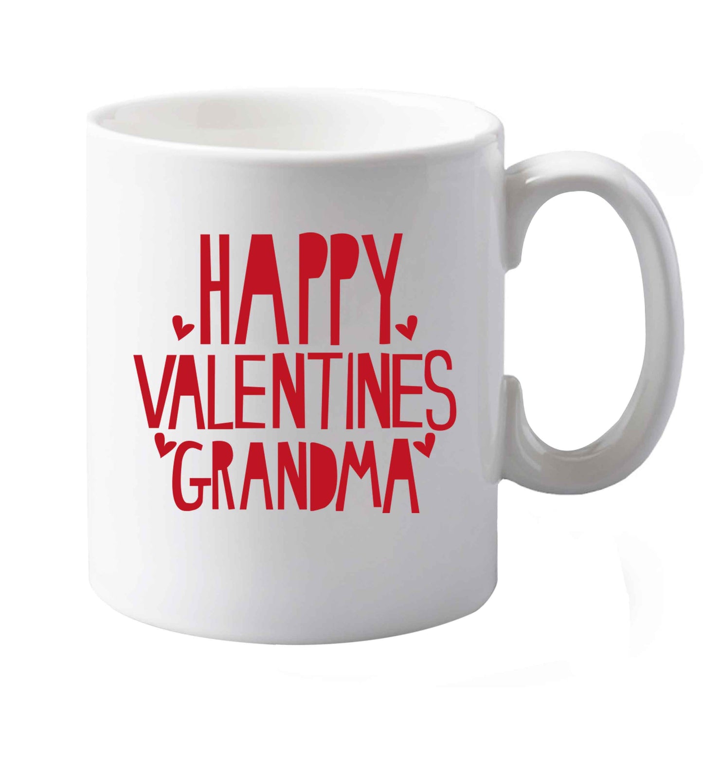 10 oz Happy valentines grandma ceramic mug both sides