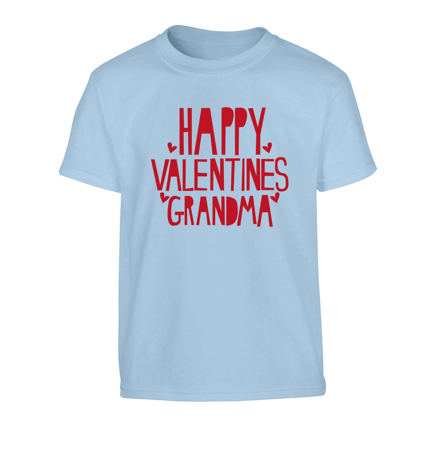 Happy valentines grandma Children's light blue Tshirt 12-13 Years