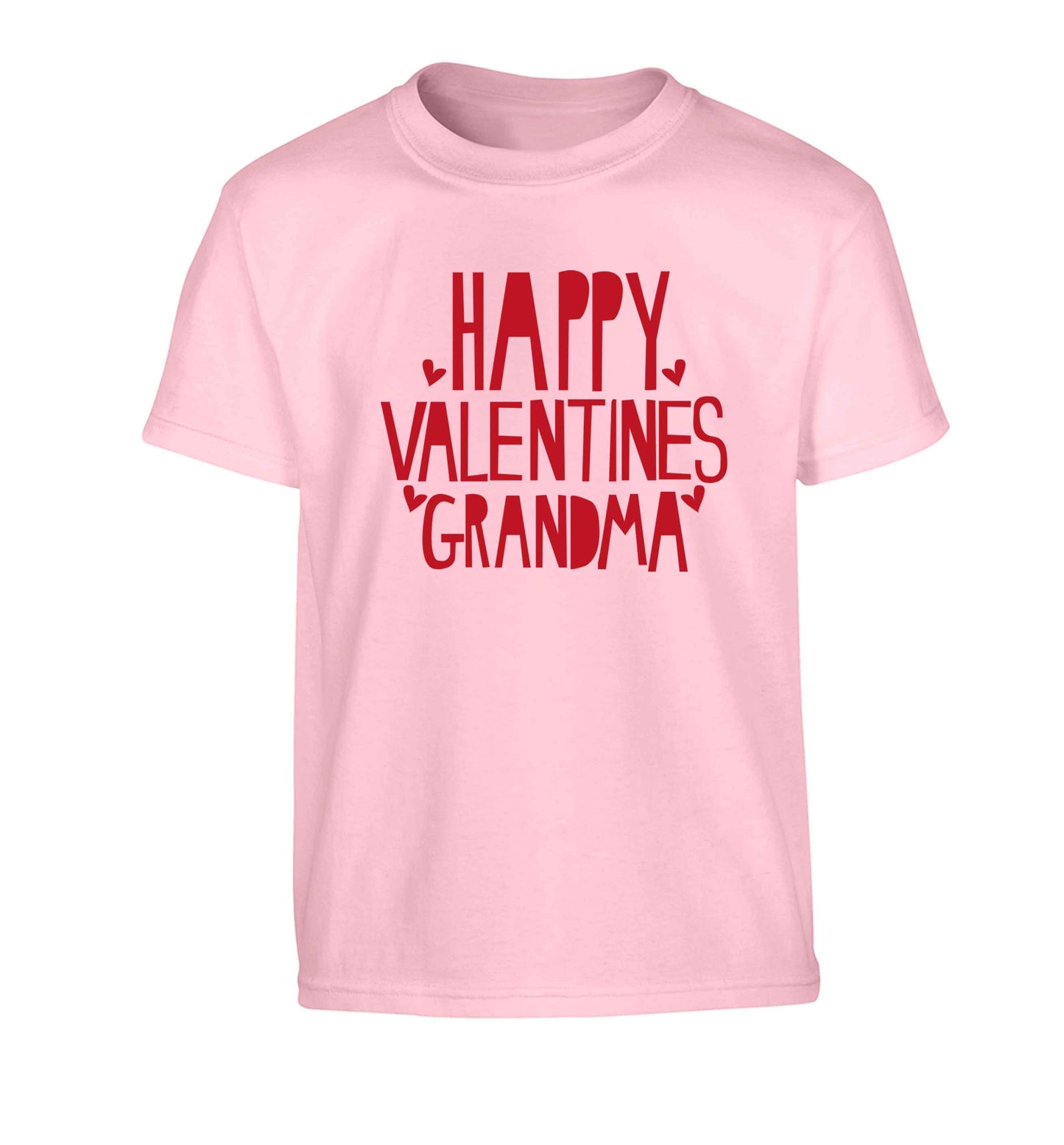 Happy valentines grandma Children's light pink Tshirt 12-13 Years
