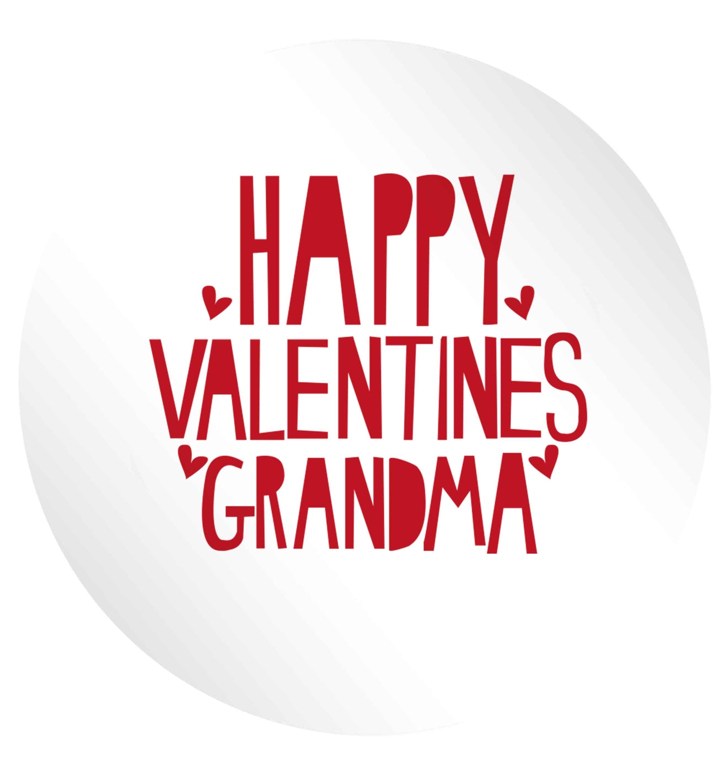 Happy valentines grandma 24 @ 45mm matt circle stickers