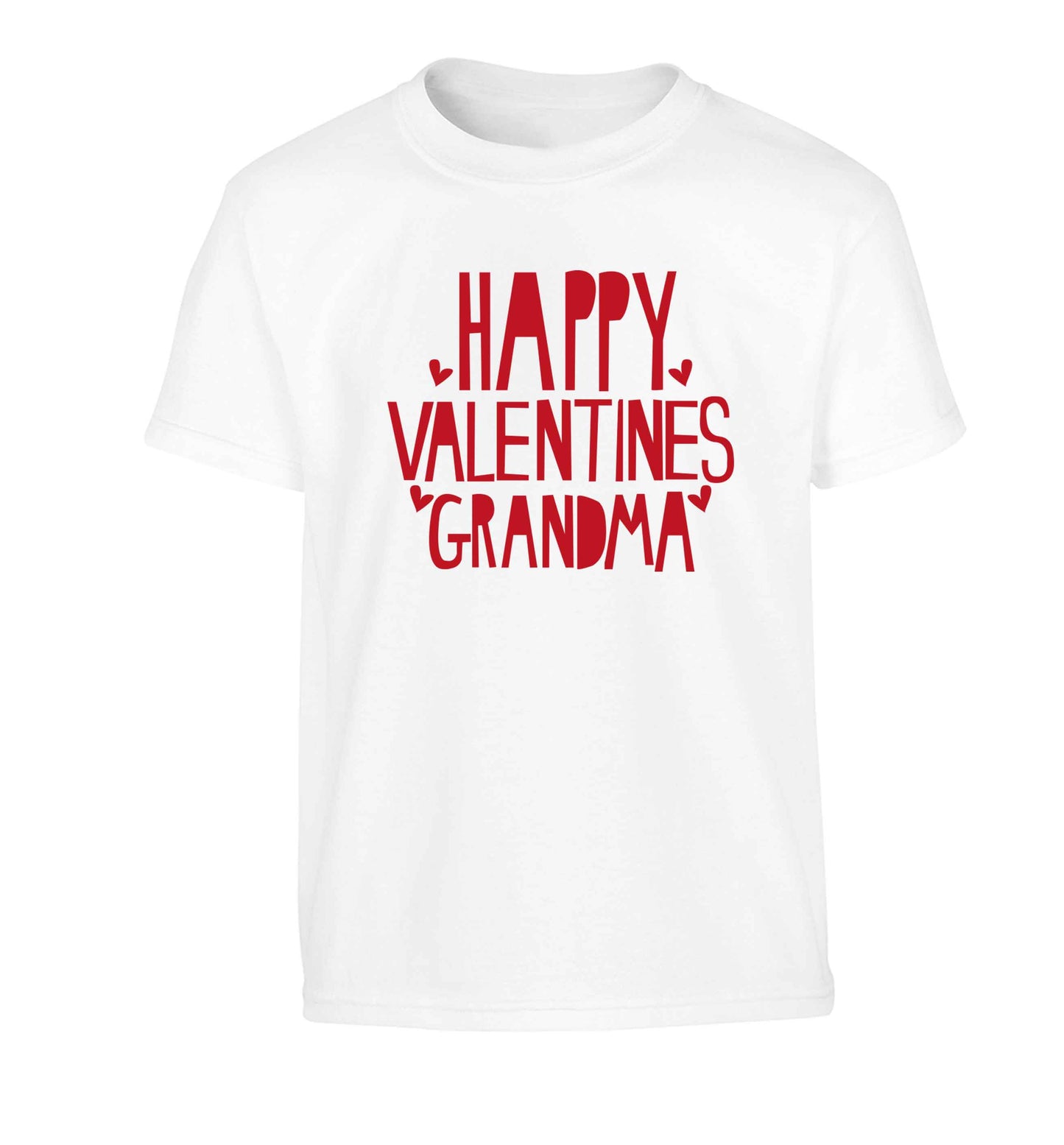 Happy valentines grandma Children's white Tshirt 12-13 Years