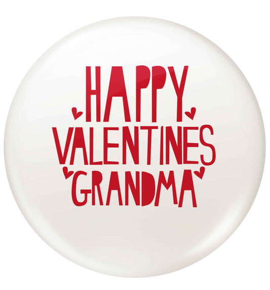 Happy valentines grandma small 25mm Pin badge