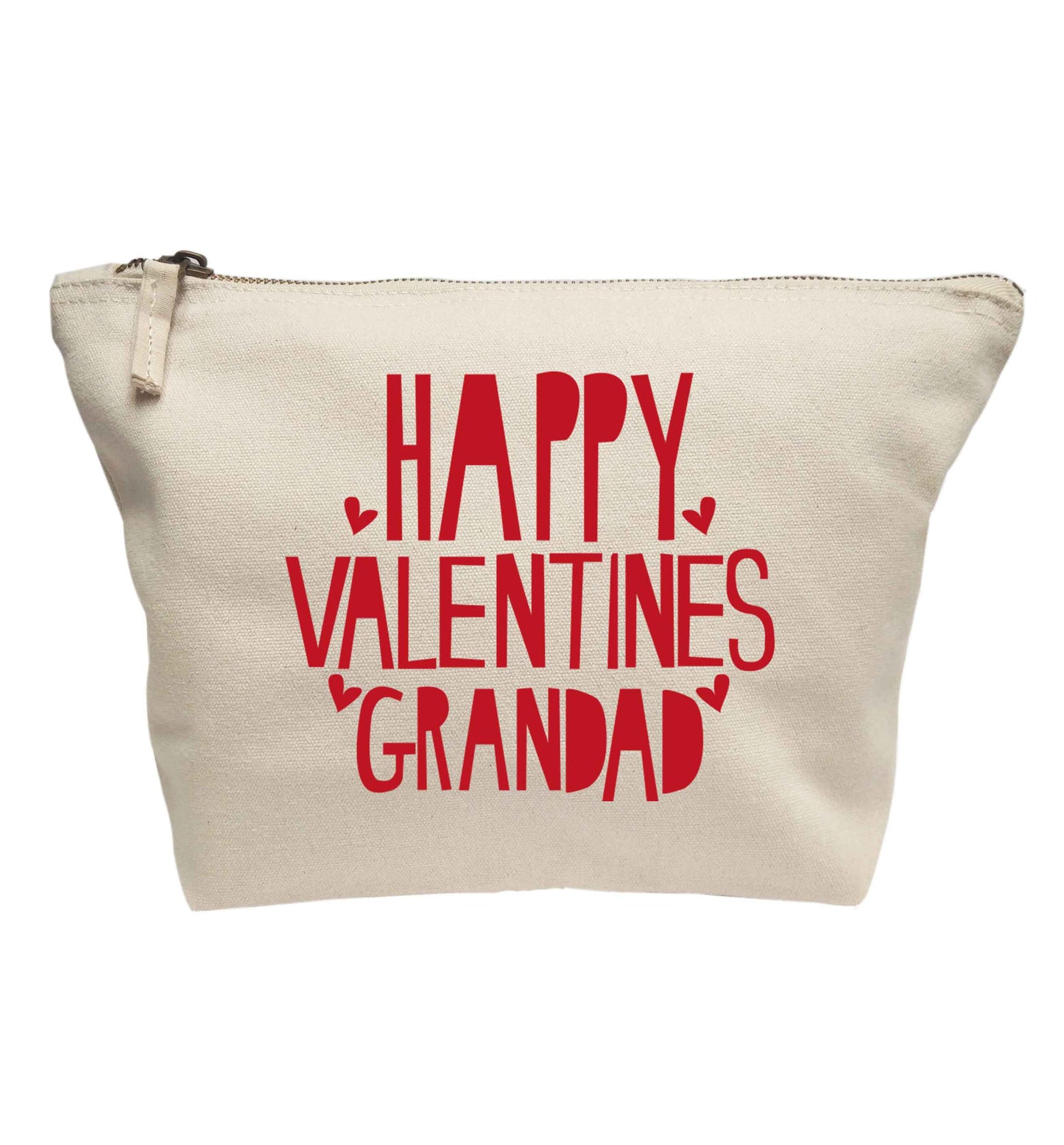 Happy valentines grandad | Makeup / wash bag