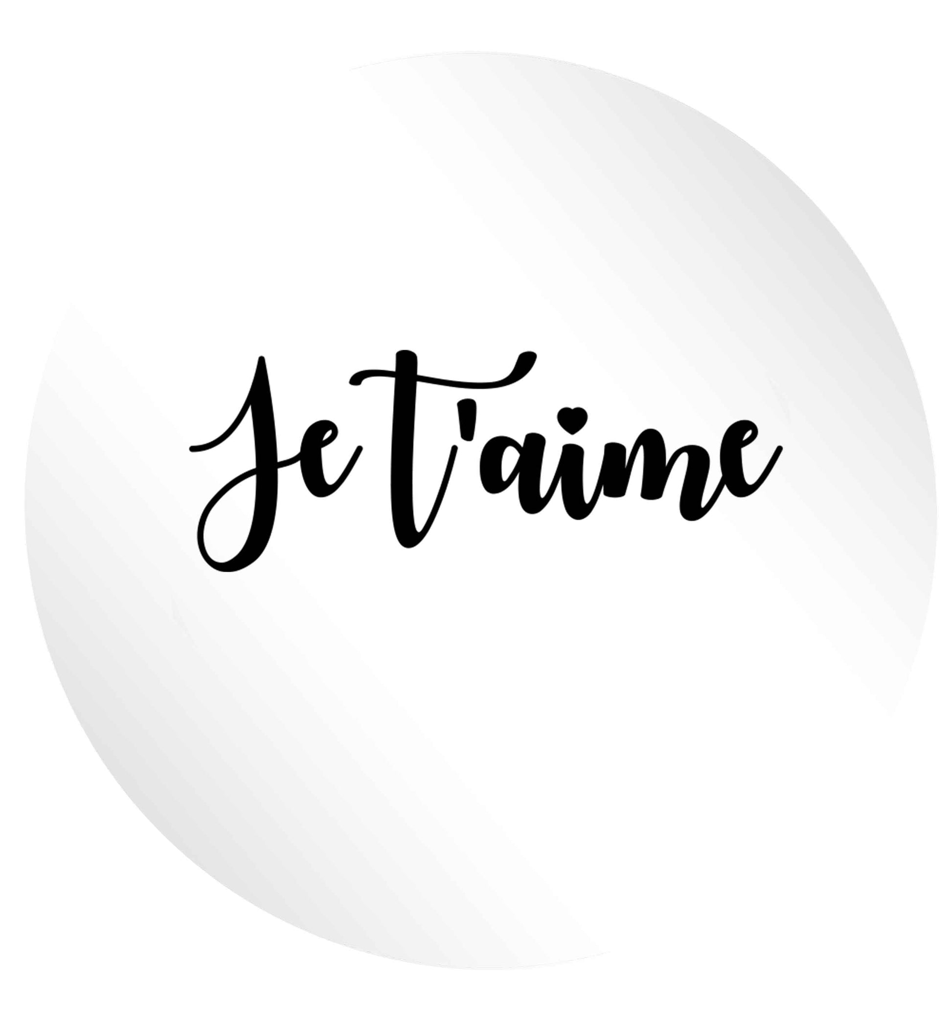 Je t'aime 24 @ 45mm matt circle stickers