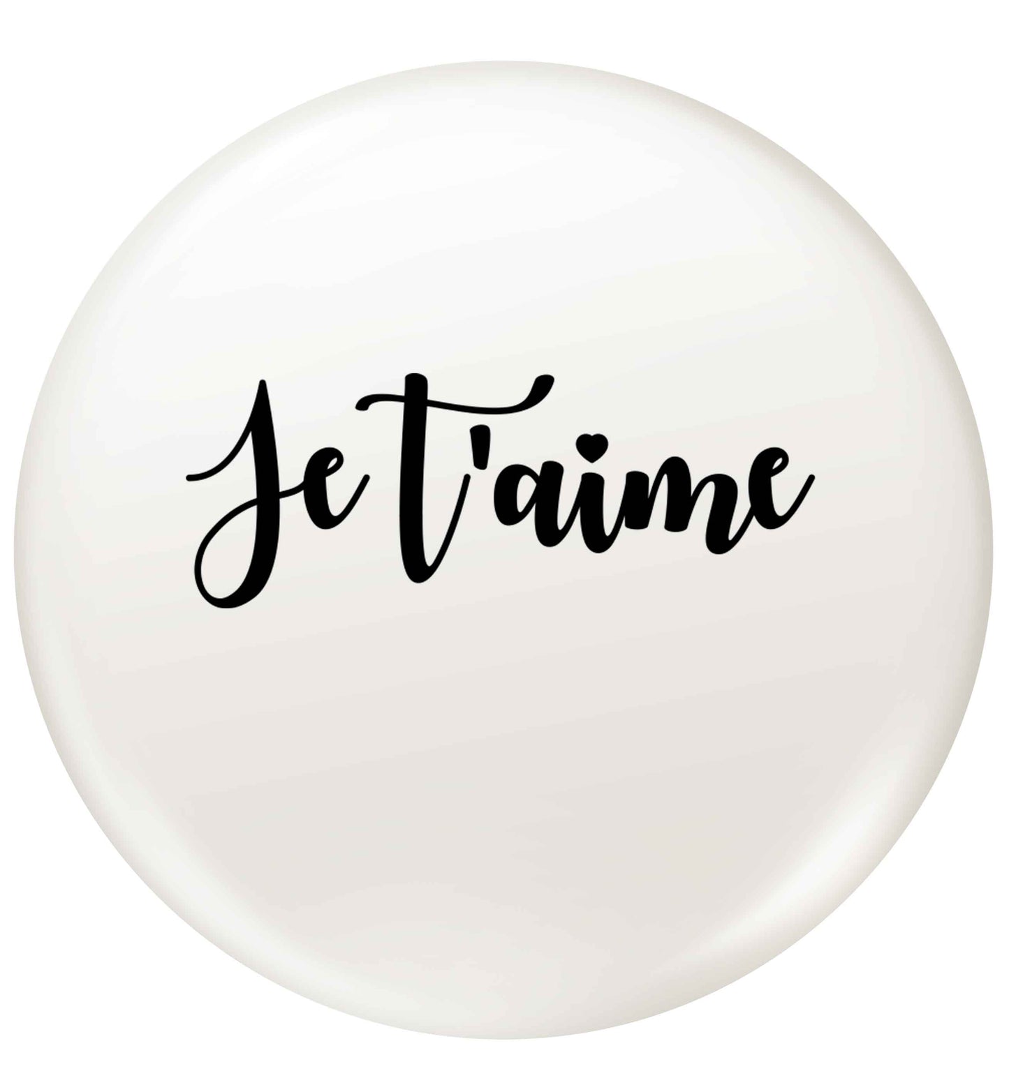 Je t'aime small 25mm Pin badge