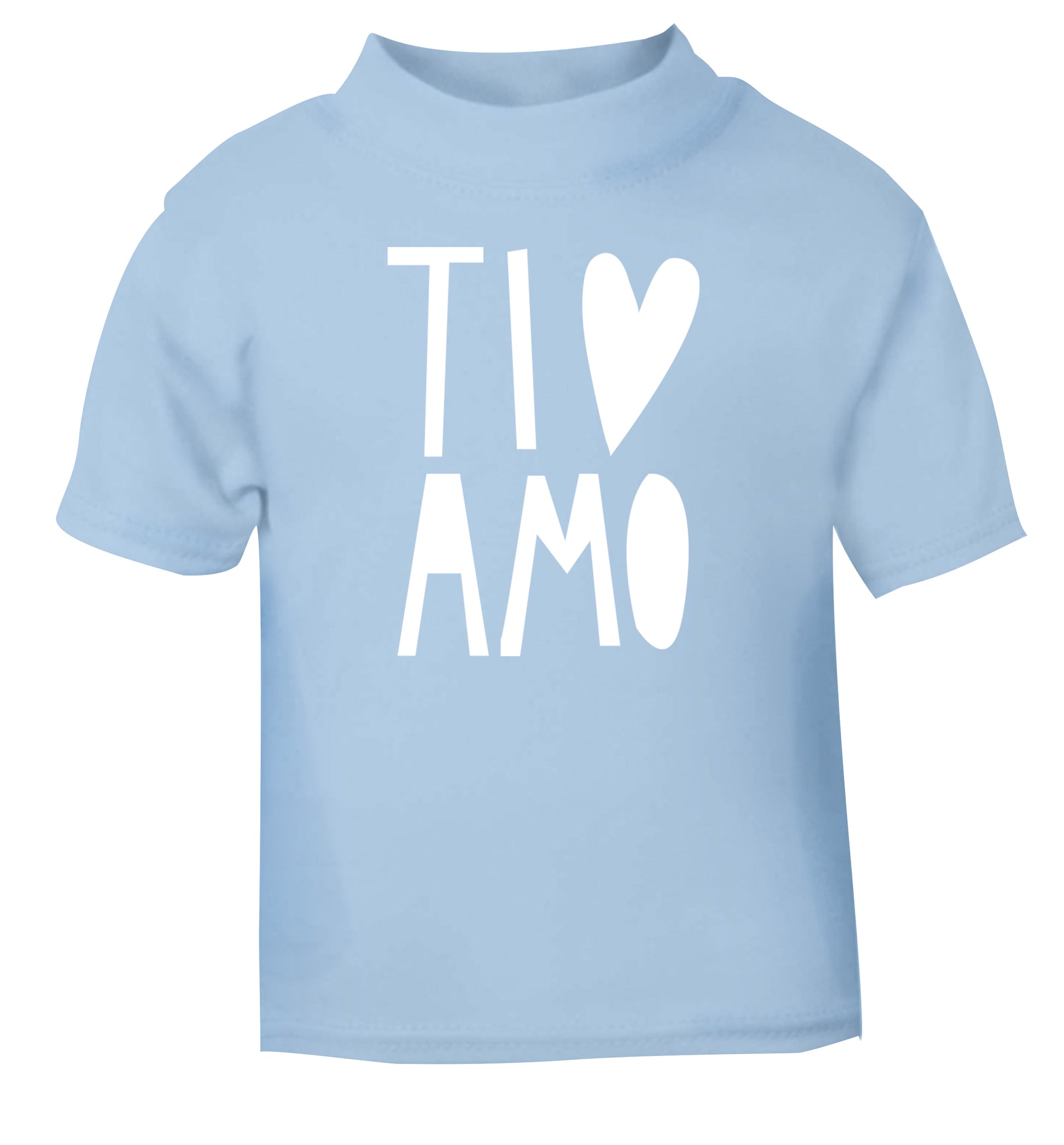 Ti amo - I love you light blue Baby Toddler Tshirt 2 Years