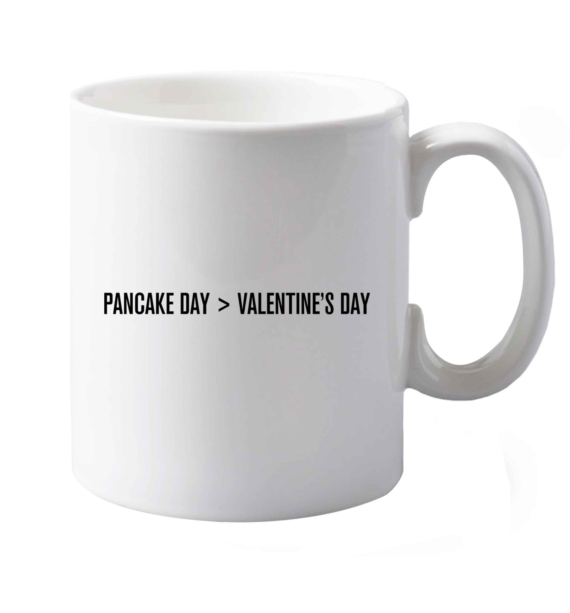 10 oz Pancake day > valentines day ceramic mug both sides
