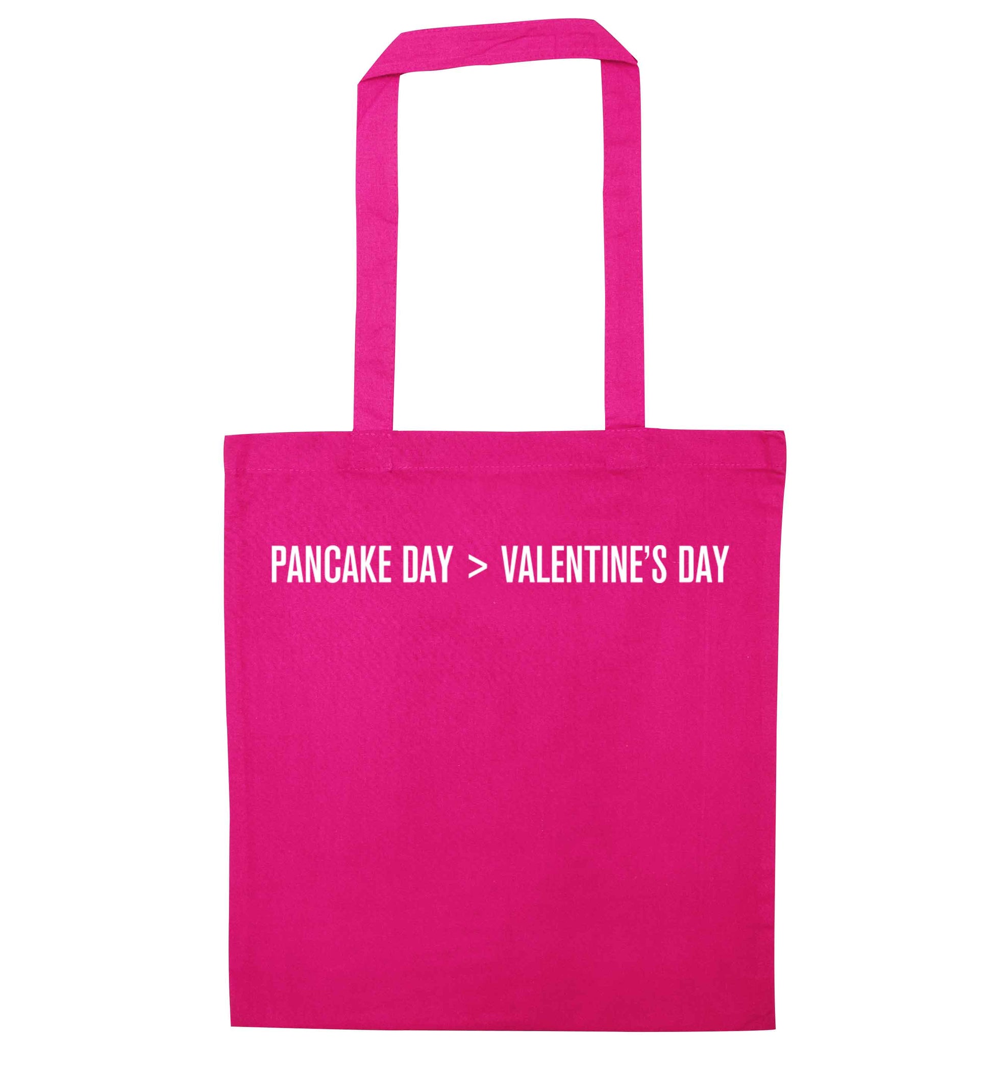 Pancake day > valentines day pink tote bag
