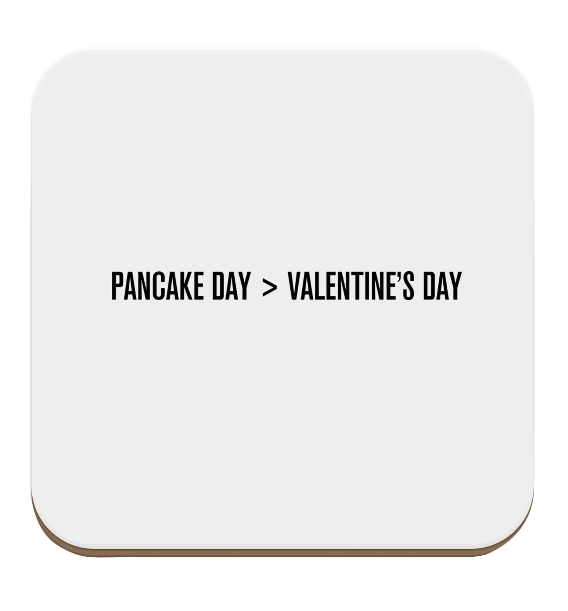 Pancake day > valentines day set of four coasters