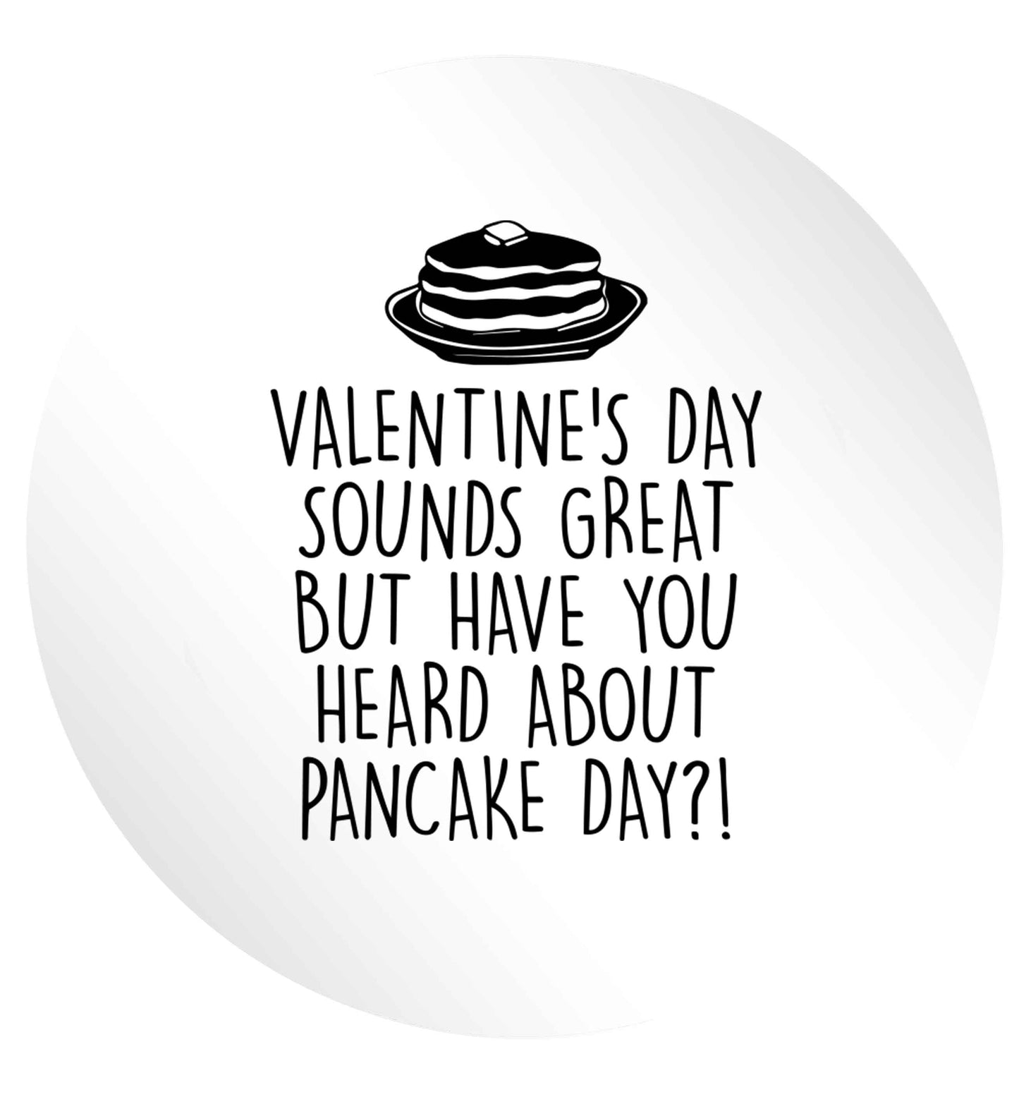 Valentine's day sounds great but have you heard about pancake day?! 24 @ 45mm matt circle stickers