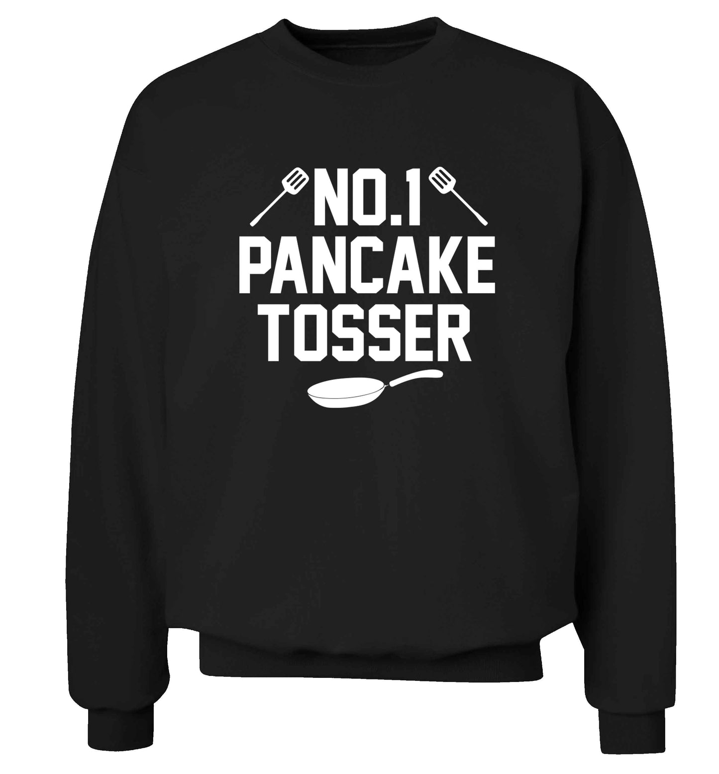 No.1 Pancake tosser adult's unisex black sweater 2XL