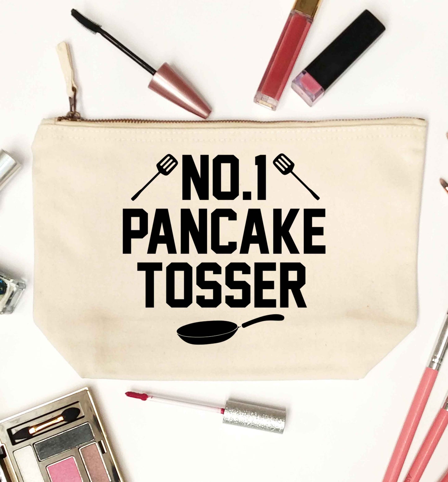 No.1 Pancake tosser natural makeup bag