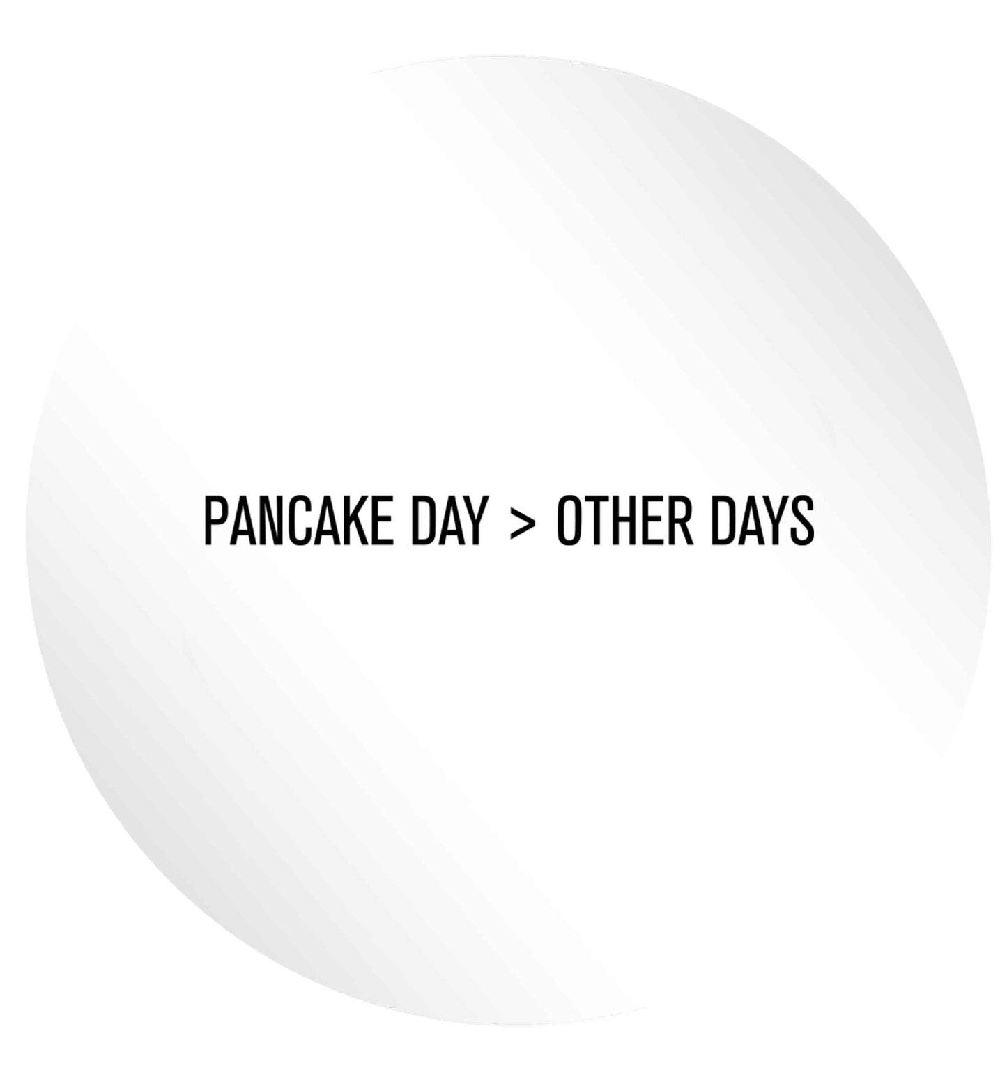 Pancake day > other days 24 @ 45mm matt circle stickers