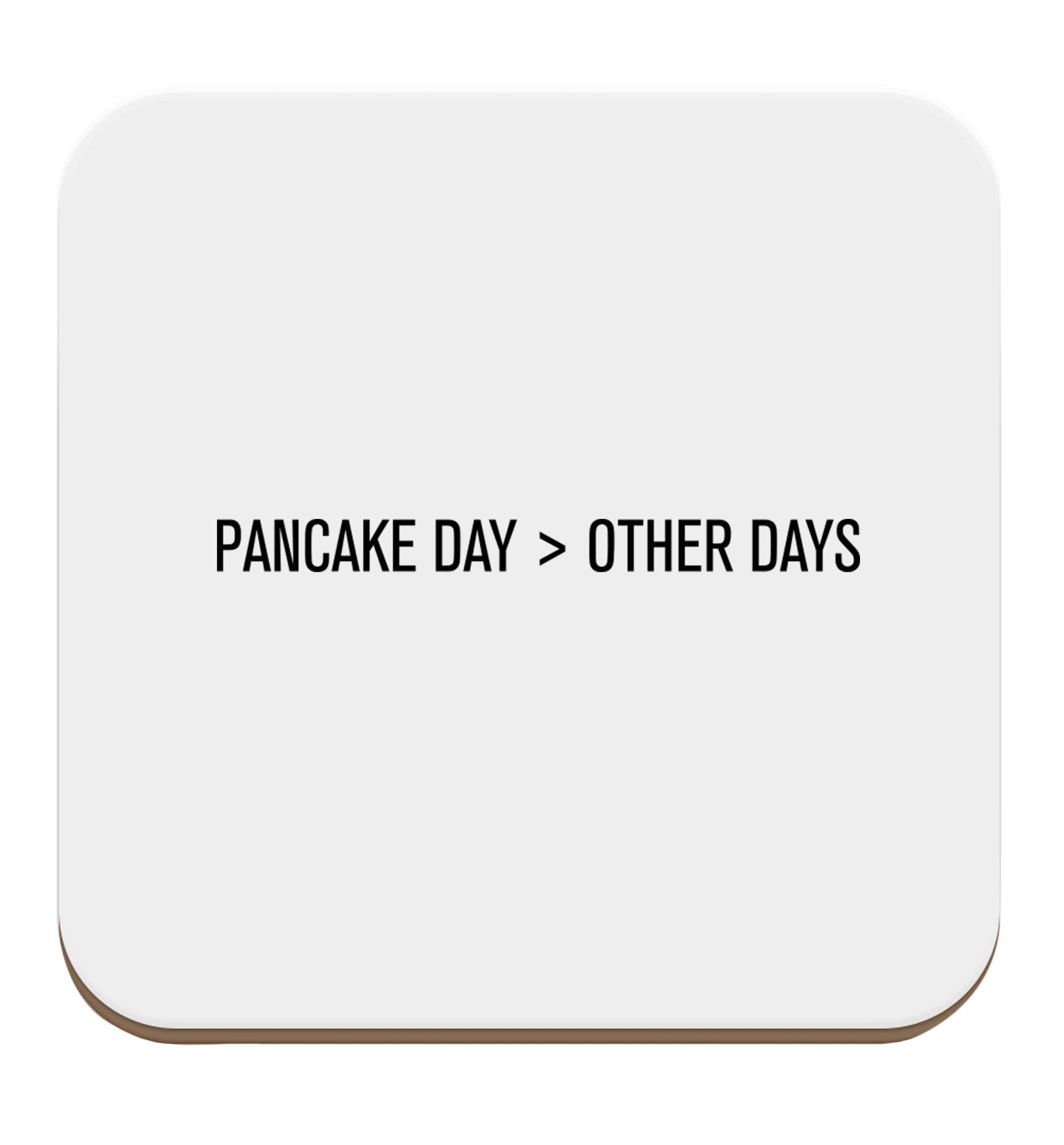 Pancake day > other days set of four coasters