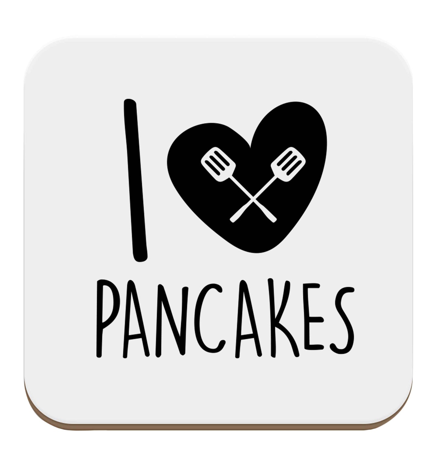 I love pancakes set of four coasters