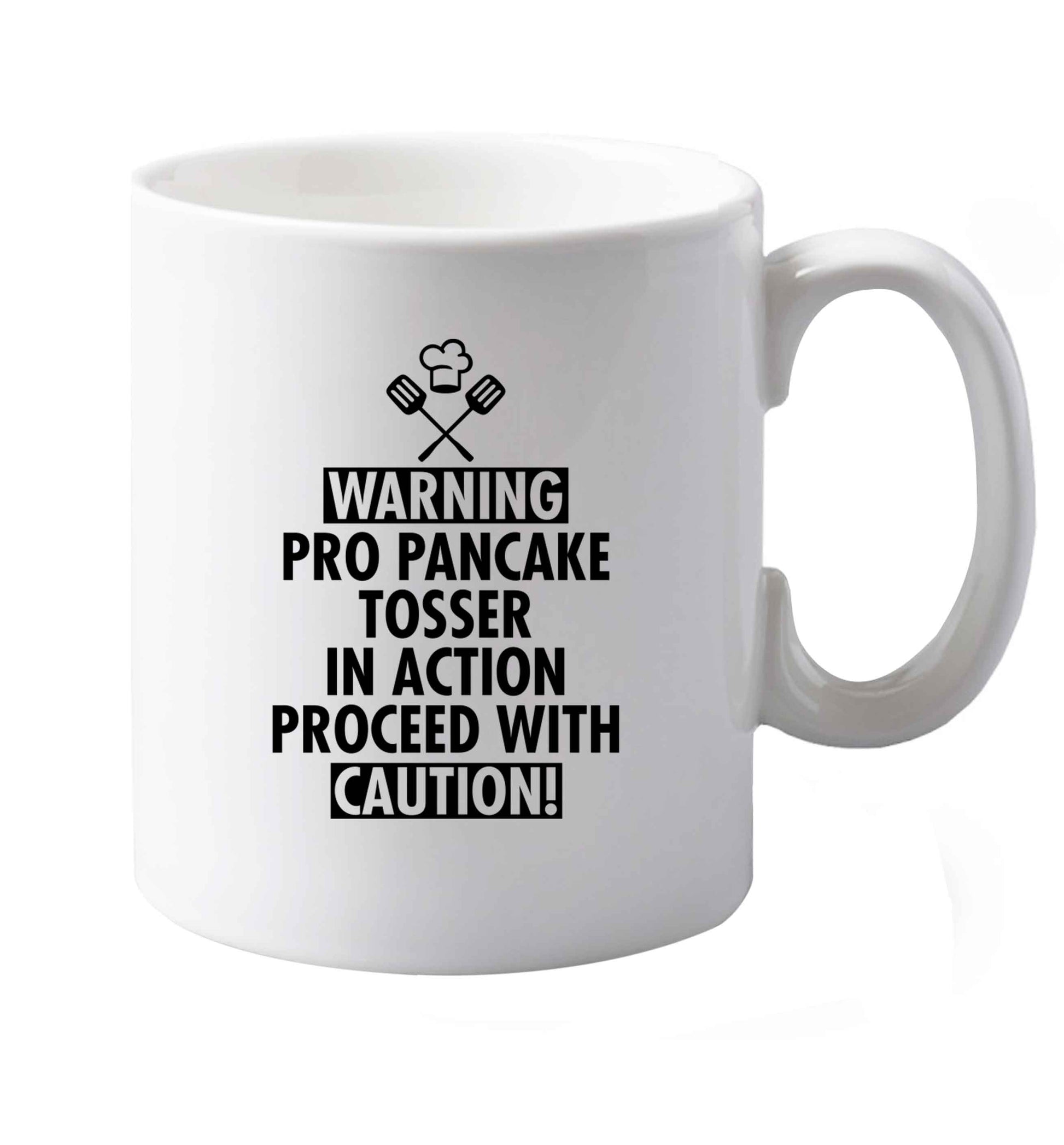 10 oz No.1 Pancake Tosser ceramic mug both sides