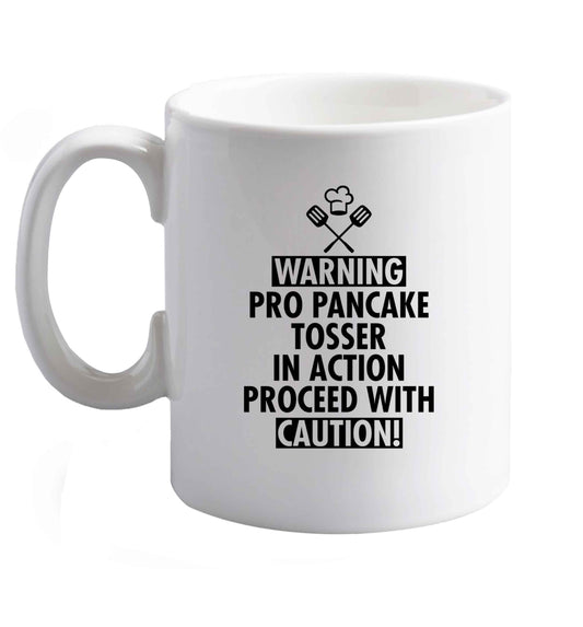 10 oz No.1 Pancake Tosser ceramic mug right handed