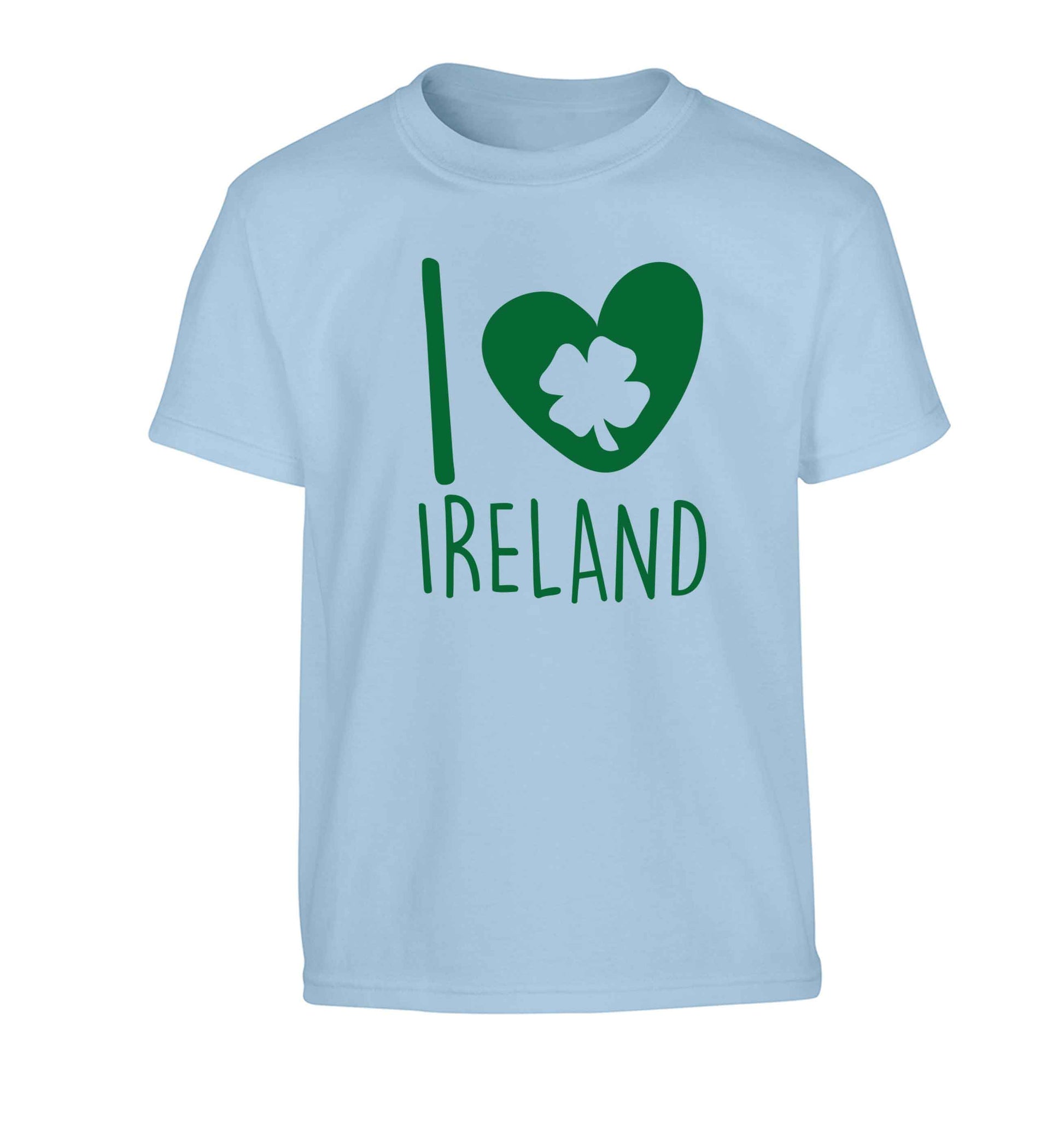 I love Ireland Children's light blue Tshirt 12-13 Years