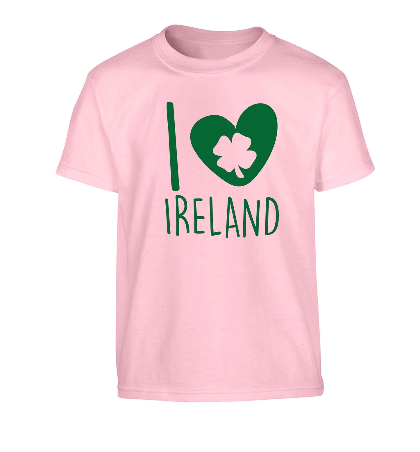 I love Ireland Children's light pink Tshirt 12-13 Years