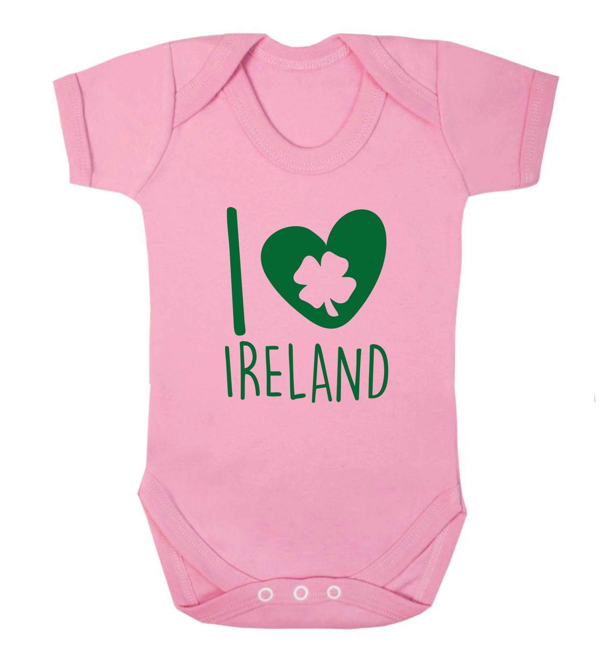 I love Ireland baby vest pale pink 18-24 months