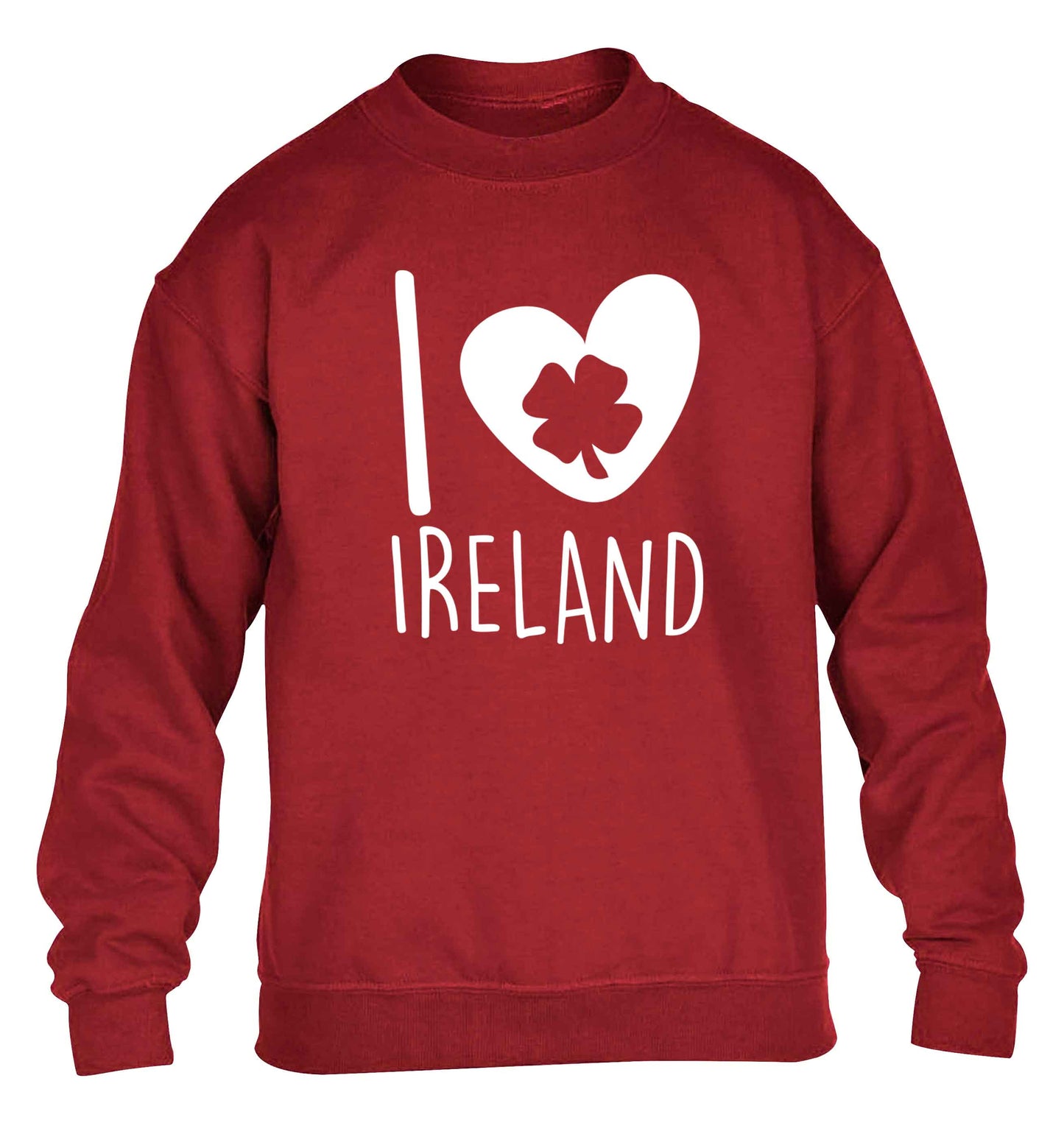 I love Ireland children's grey sweater 12-13 Years