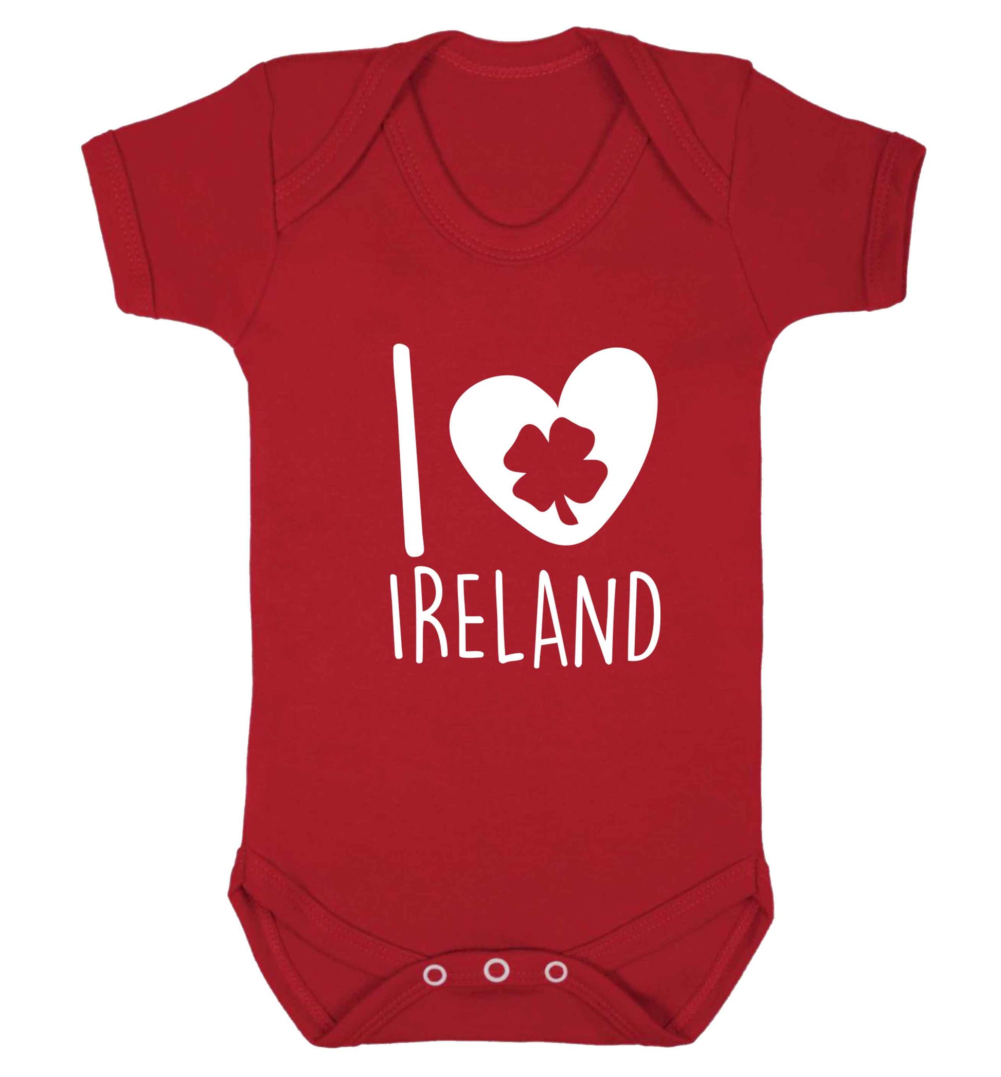 I love Ireland baby vest red 18-24 months
