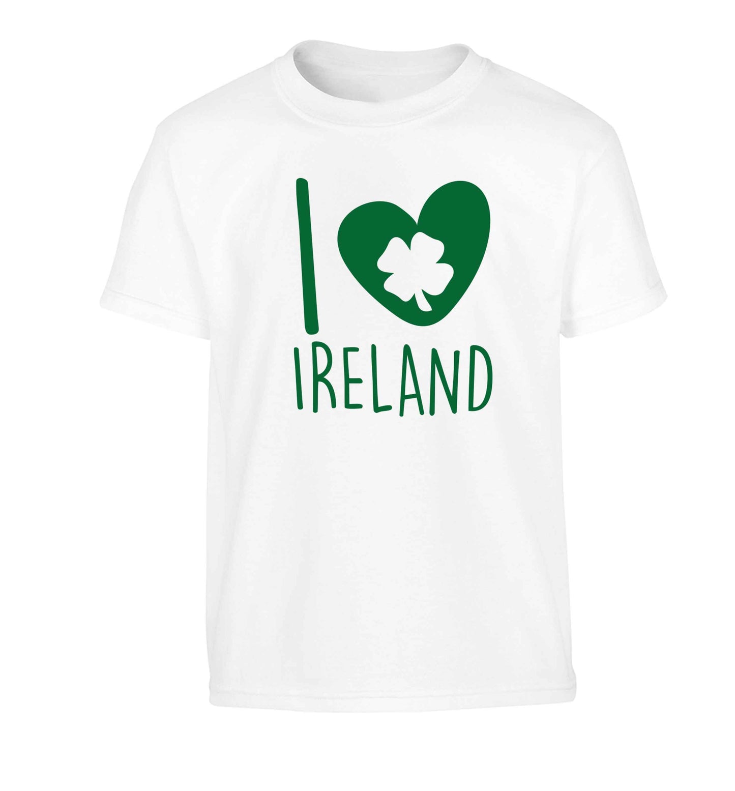 I love Ireland Children's white Tshirt 12-13 Years