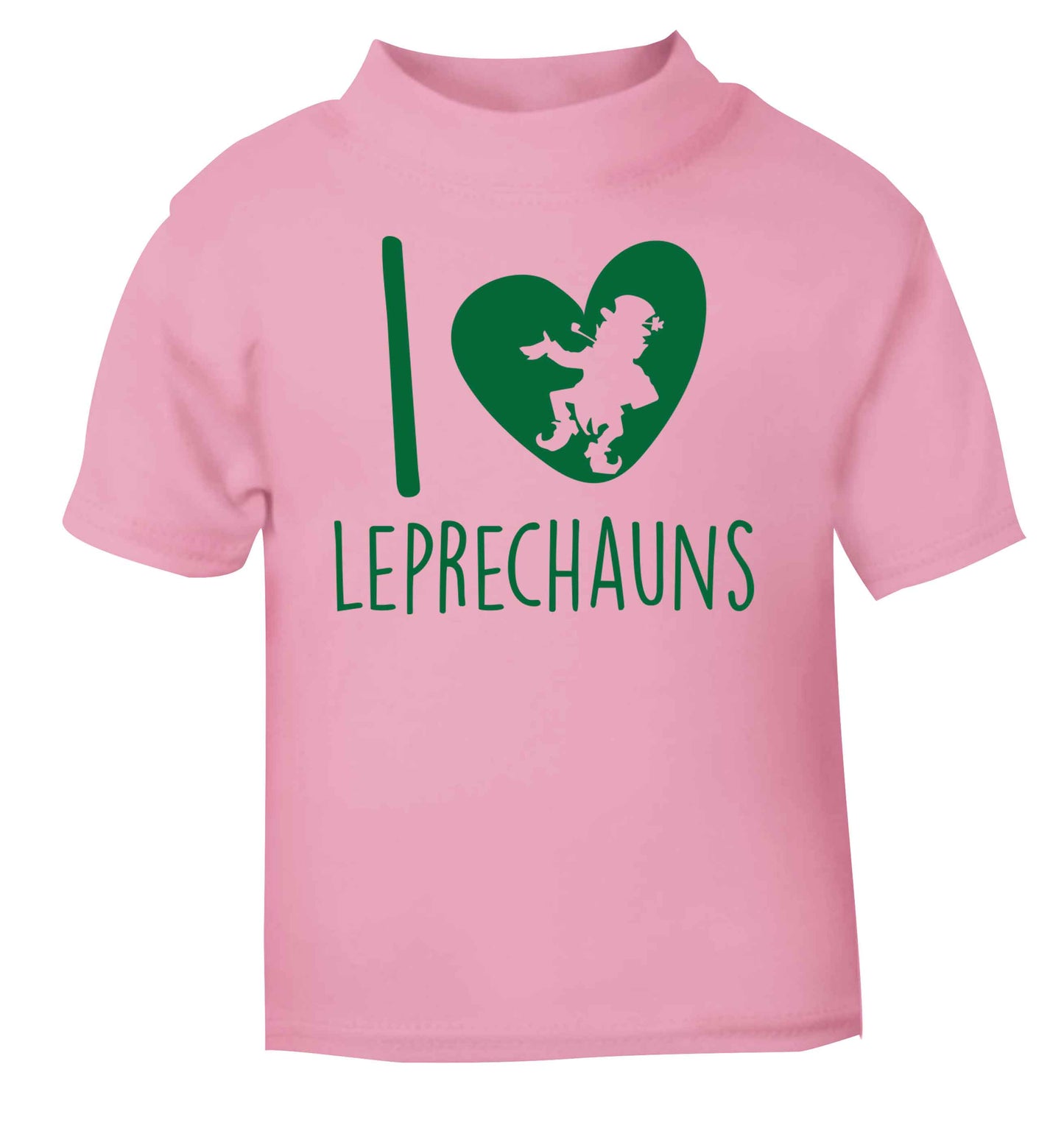 I love leprechauns light pink baby toddler Tshirt 2 Years