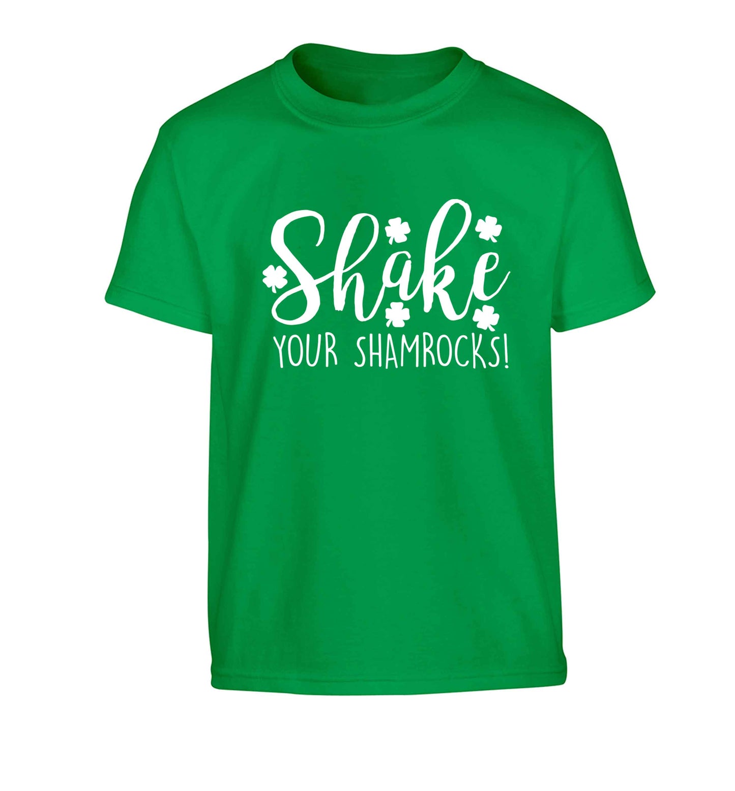 Shake your shamrocks Children's green Tshirt 12-13 Years