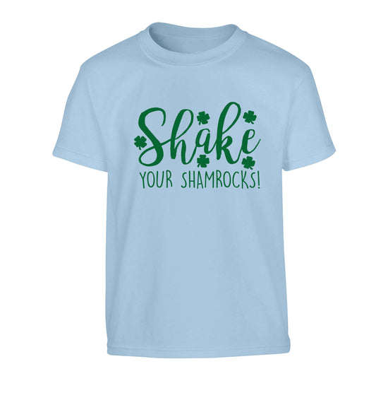 Shake your shamrocks Children's light blue Tshirt 12-13 Years