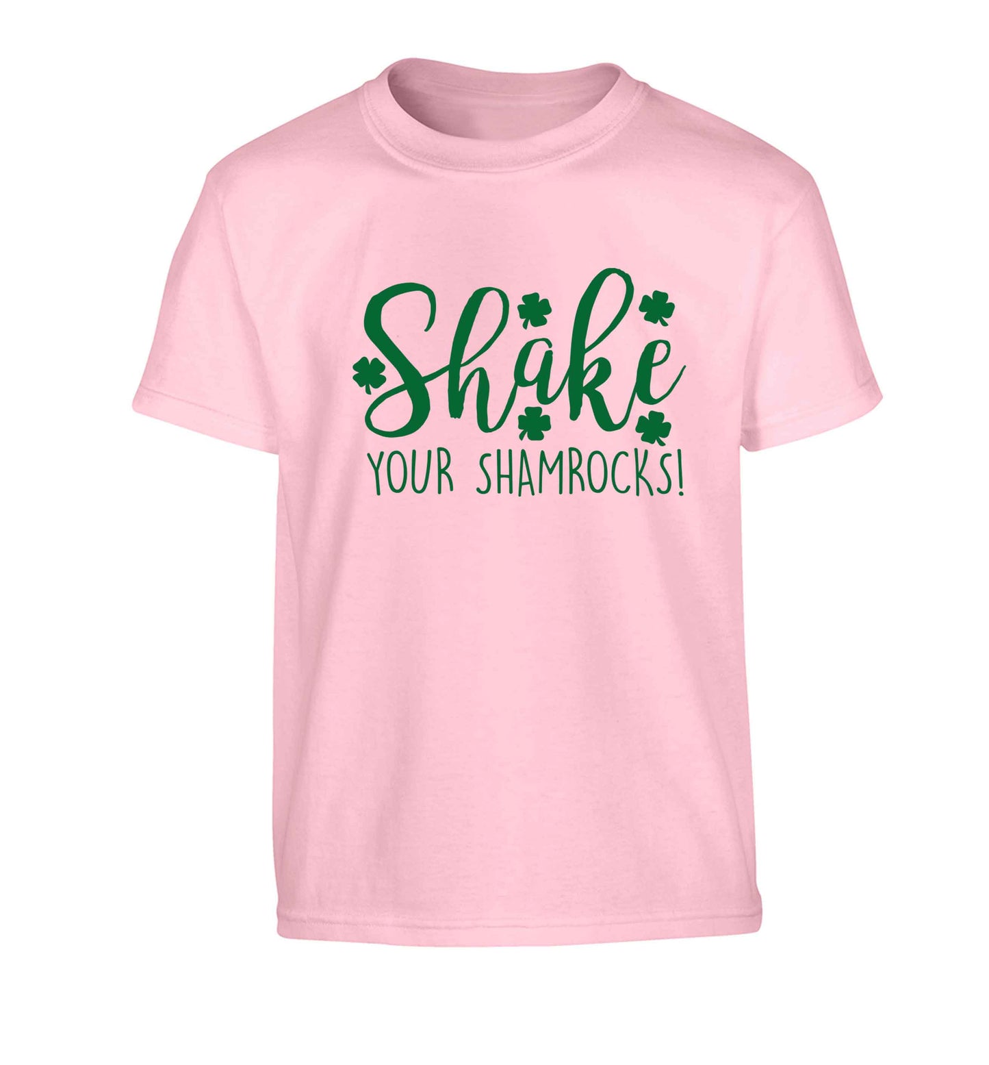 Shake your shamrocks Children's light pink Tshirt 12-13 Years