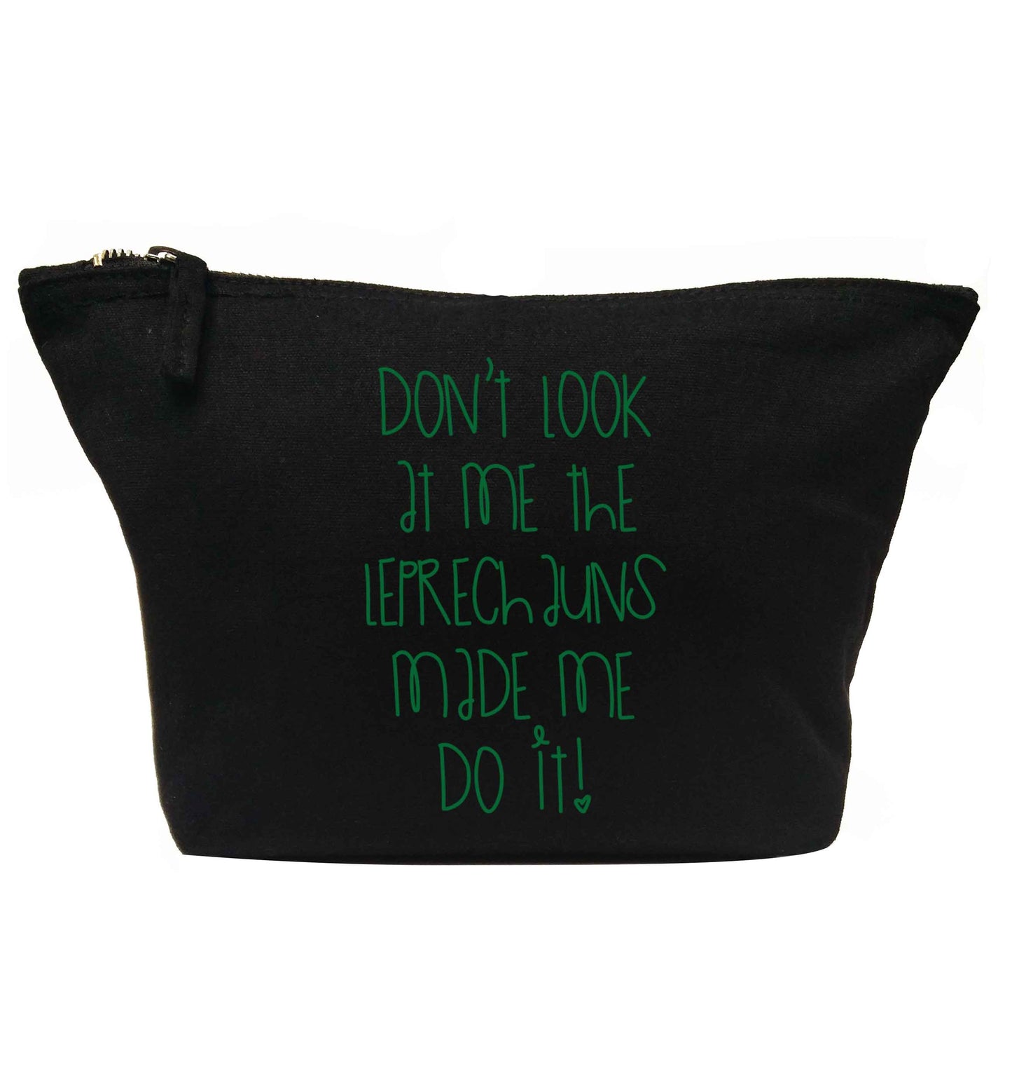Don't look at me the leprechauns made me do it | Makeup / wash bag
