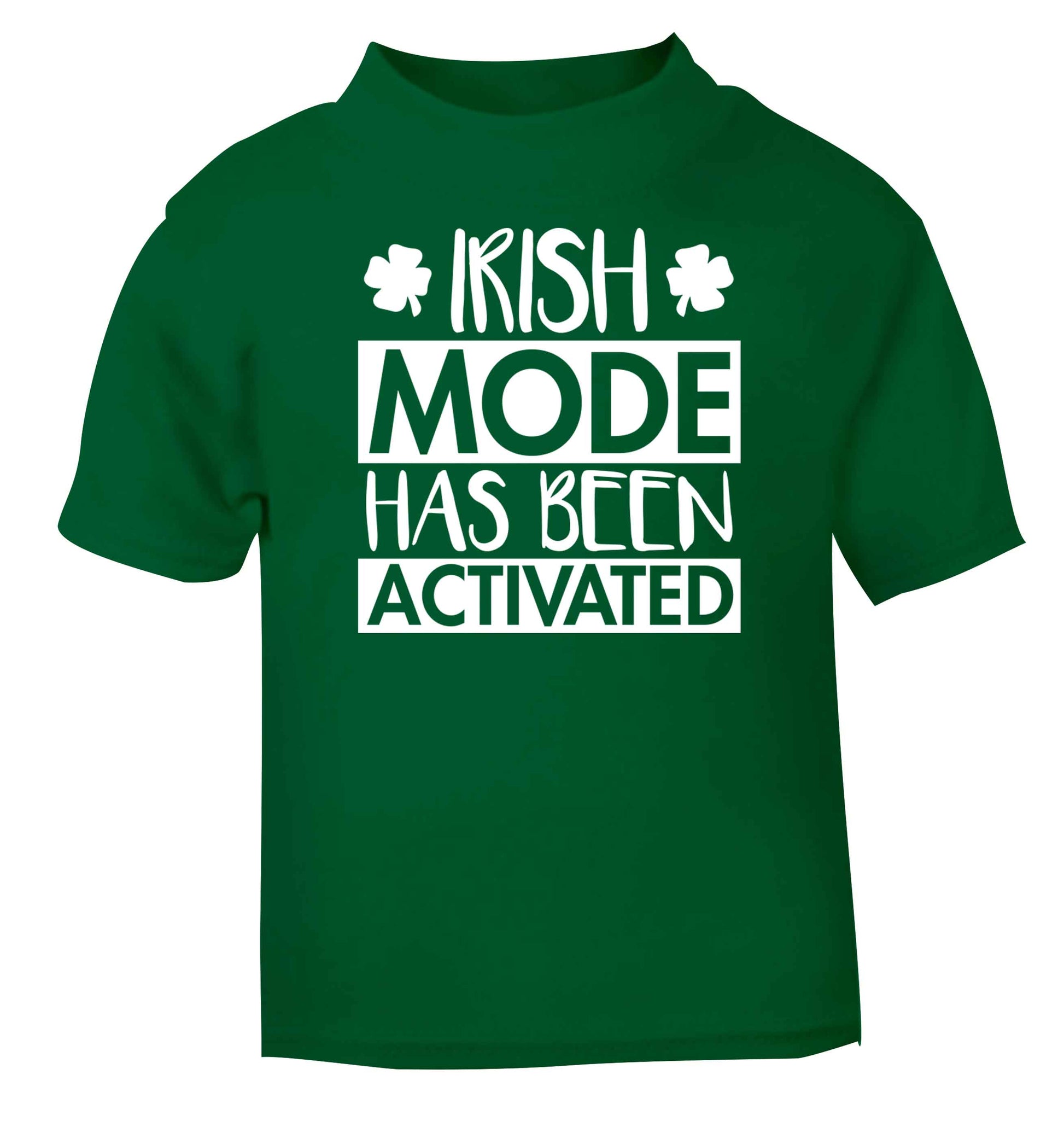 Irish mode has been activated green baby toddler Tshirt 2 Years